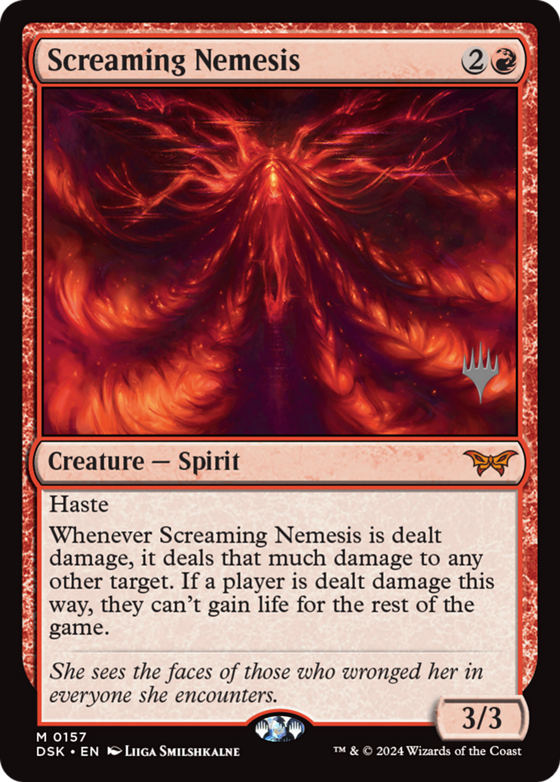 Screaming Nemesis — Duskmourn: House of Horror Promos — Magic: The Gathering