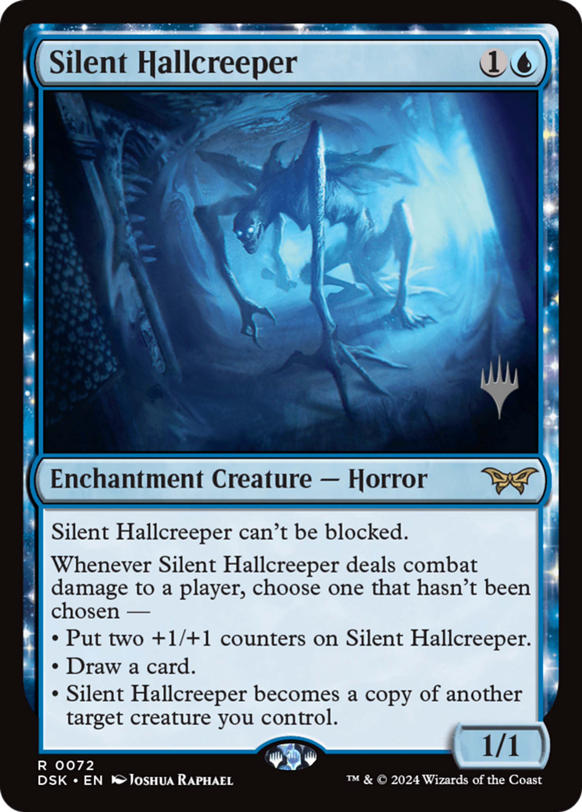Silent Hallcreeper — Duskmourn: House of Horror Promos — Magic: The Gathering