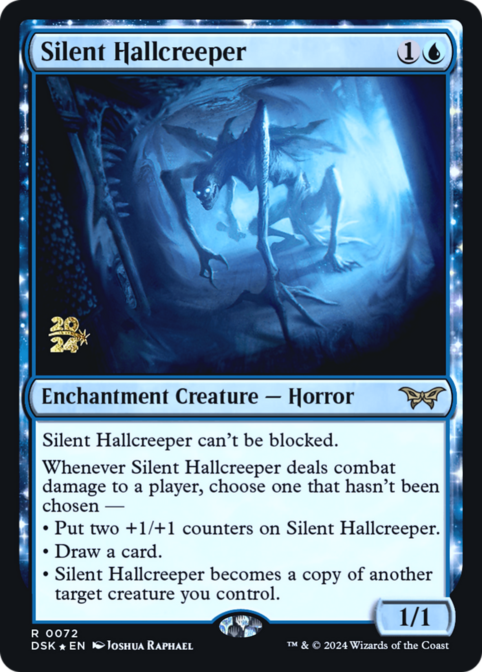 Silent Hallcreeper — Duskmourn: House of Horror Promos — Magic: The Gathering