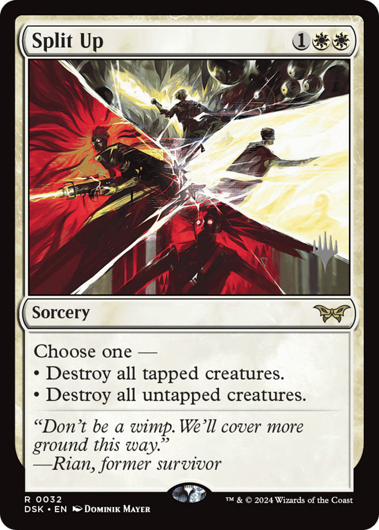 Split Up — Duskmourn: House of Horror Promos — Magic: The Gathering
