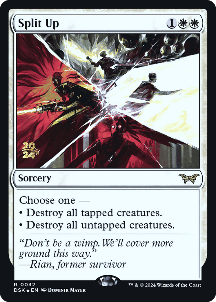 Split Up — Duskmourn: House of Horror Promos — Magic: The Gathering