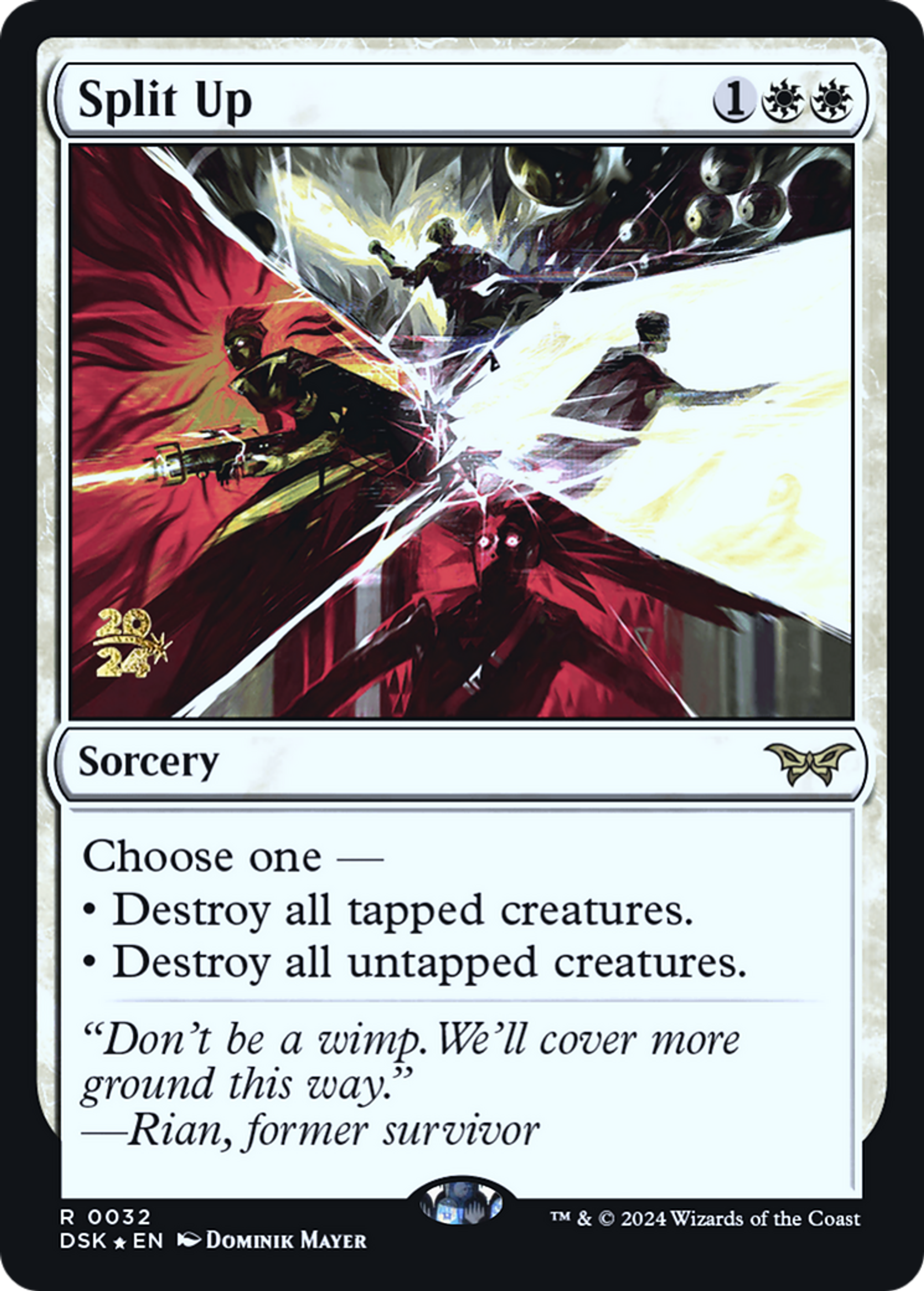 Split Up — Duskmourn: House of Horror Promos — Magic: The Gathering