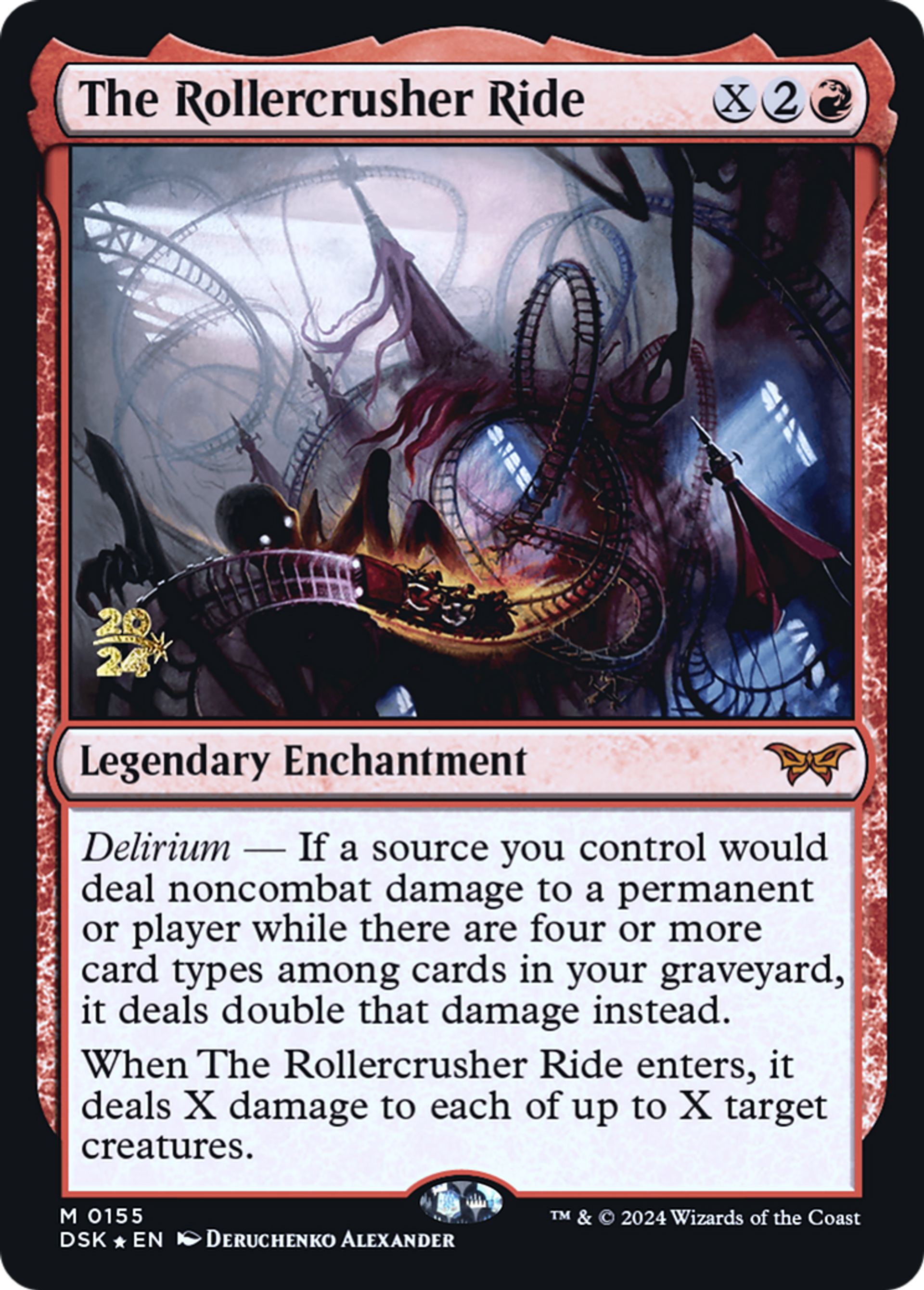 The Rollercrusher Ride — Duskmourn: House of Horror Promos — Magic: The Gathering