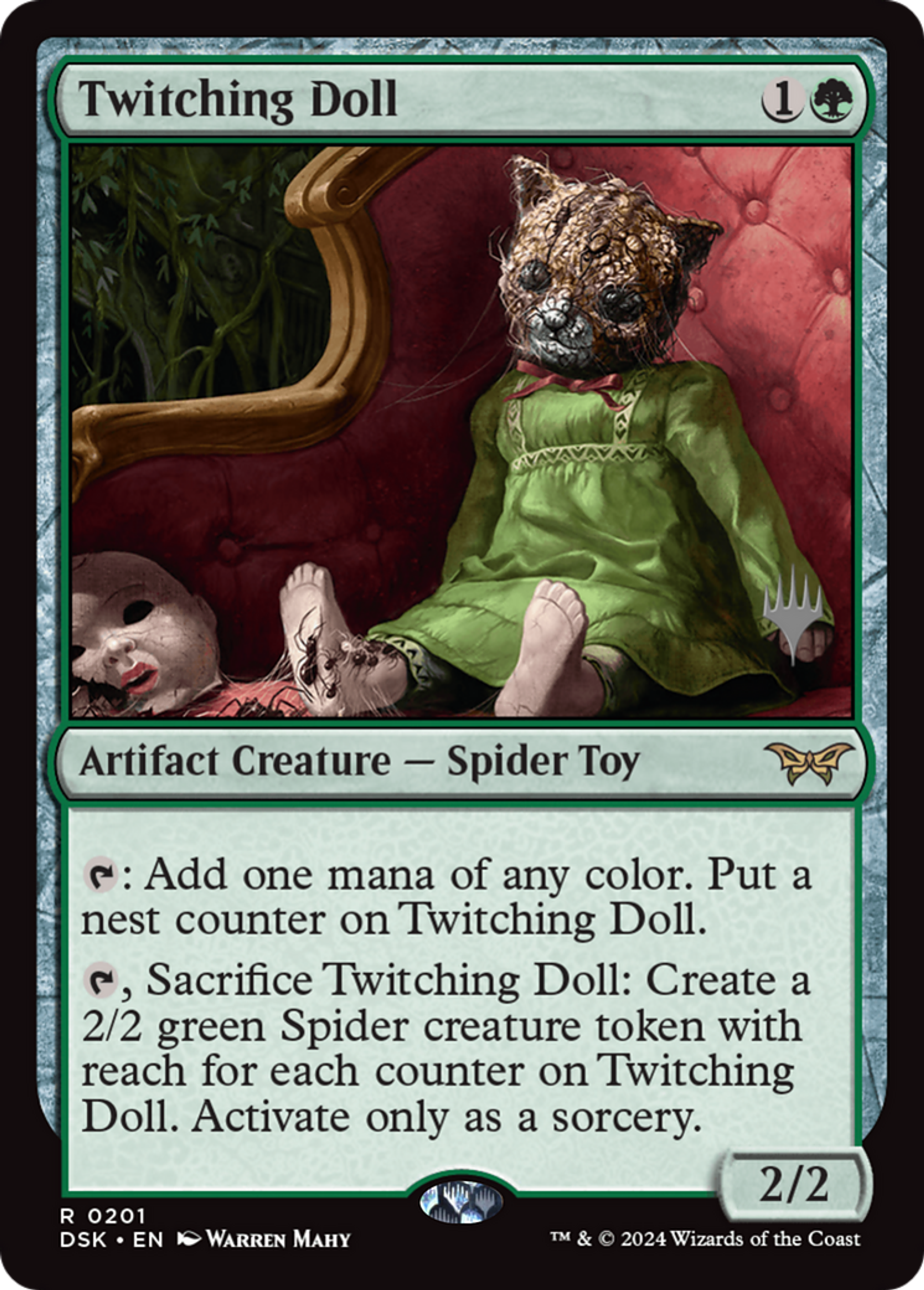 Twitching Doll — Duskmourn: House of Horror Promos — Magic: The Gathering