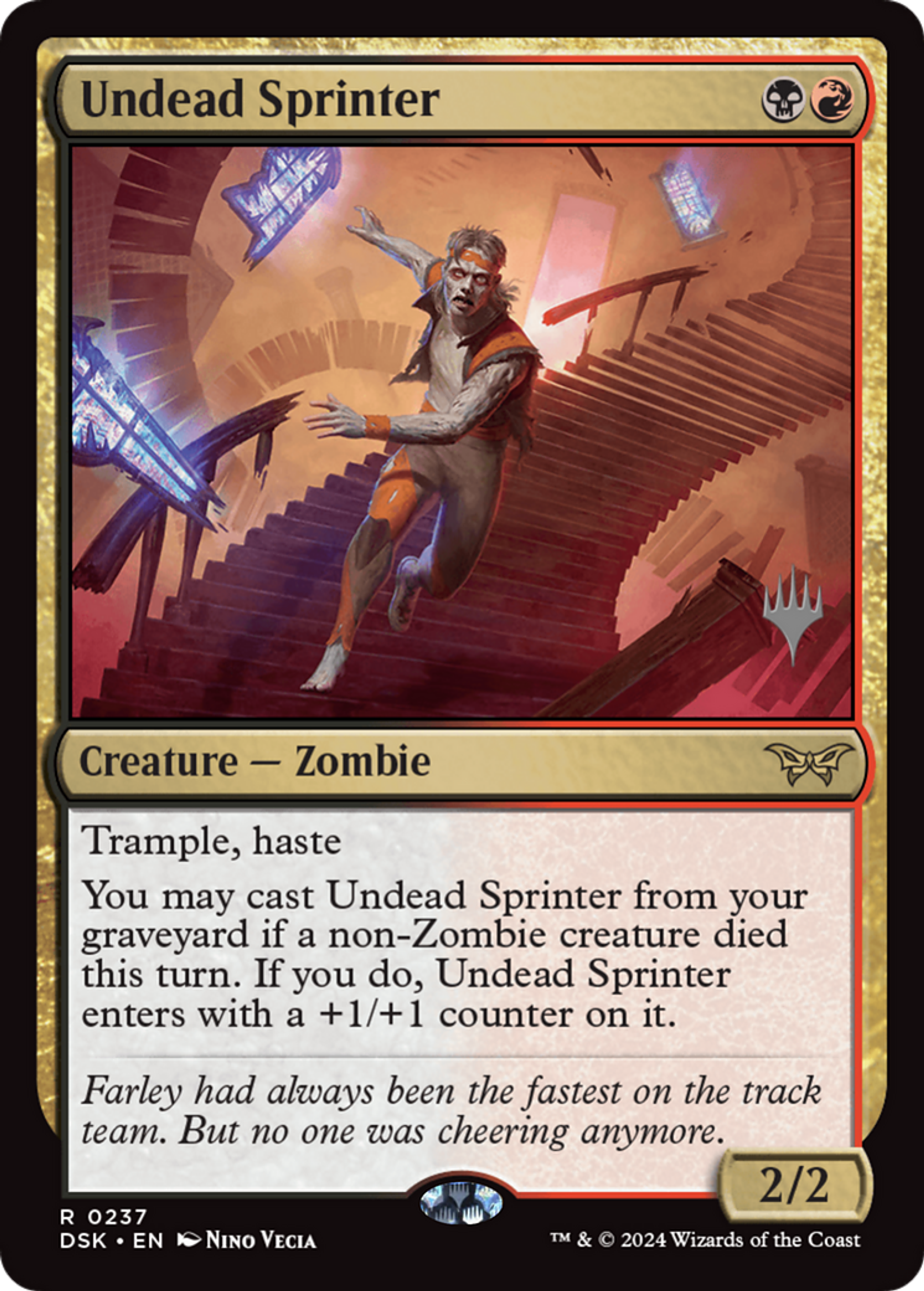 Undead Sprinter — Duskmourn: House of Horror Promos — Magic: The Gathering