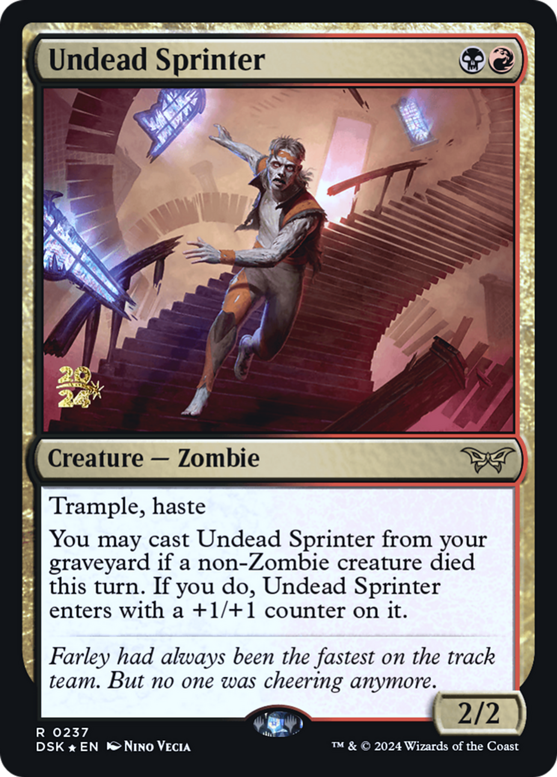 Undead Sprinter — Duskmourn: House of Horror Promos — Magic: The Gathering