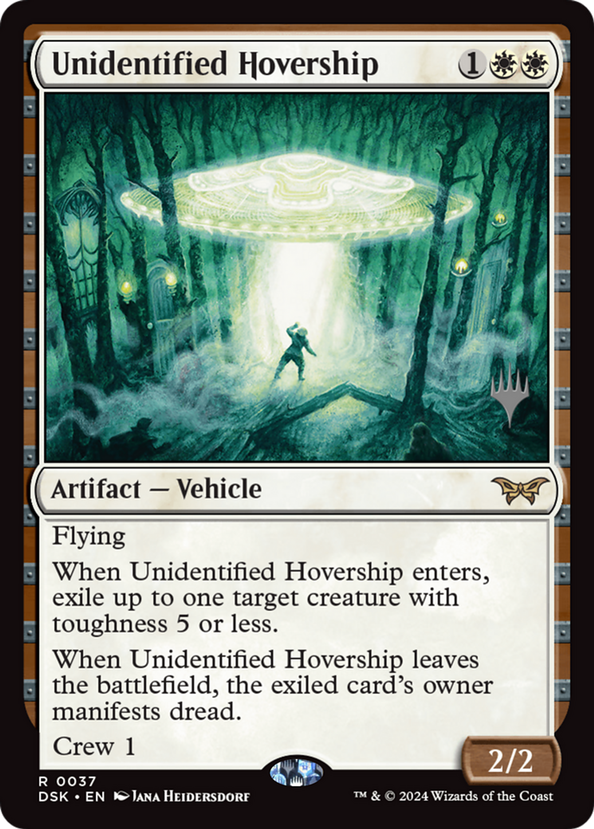 Unidentified Hovership — Duskmourn: House of Horror Promos — Magic: The Gathering