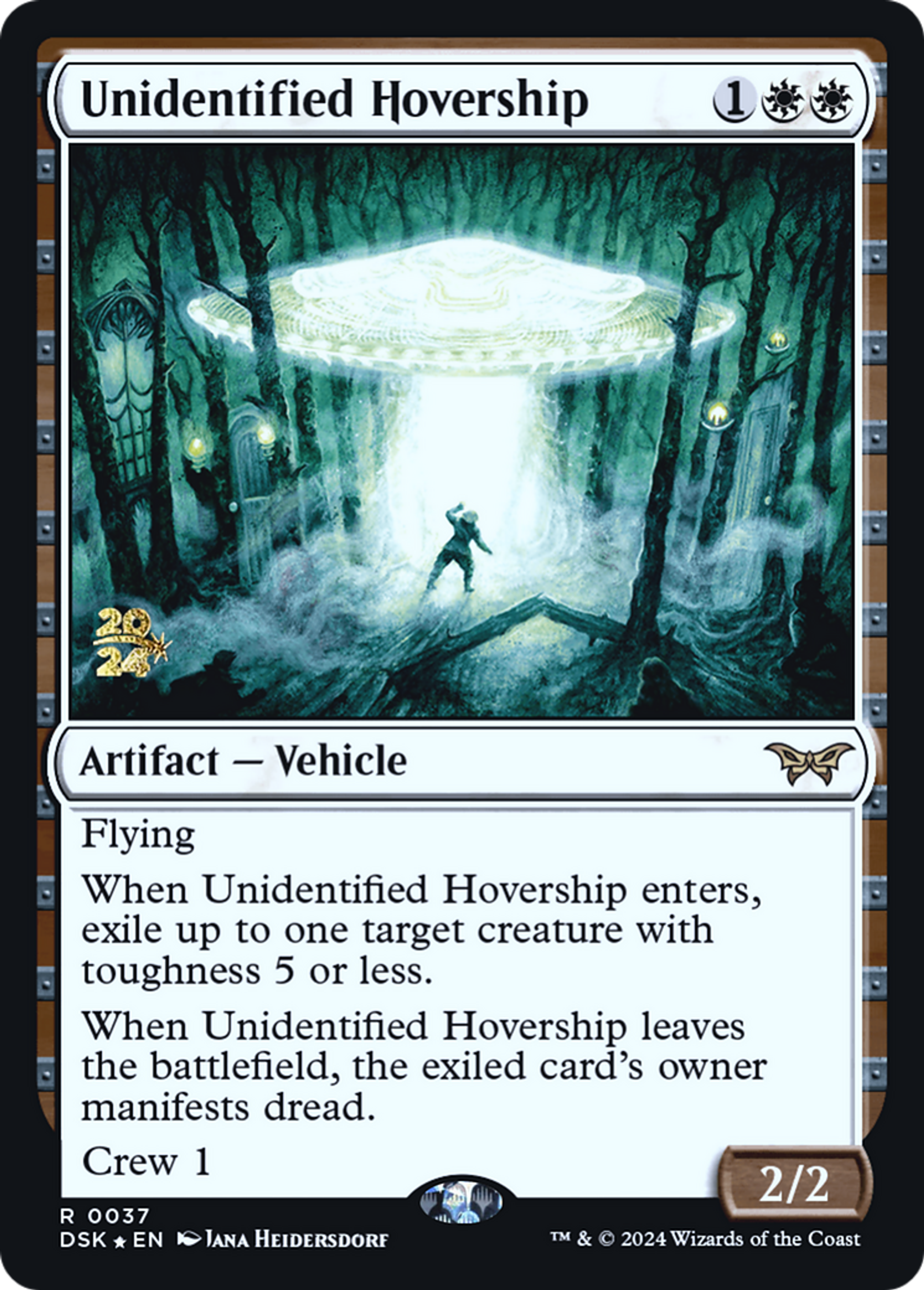Unidentified Hovership — Duskmourn: House of Horror Promos — Magic: The Gathering