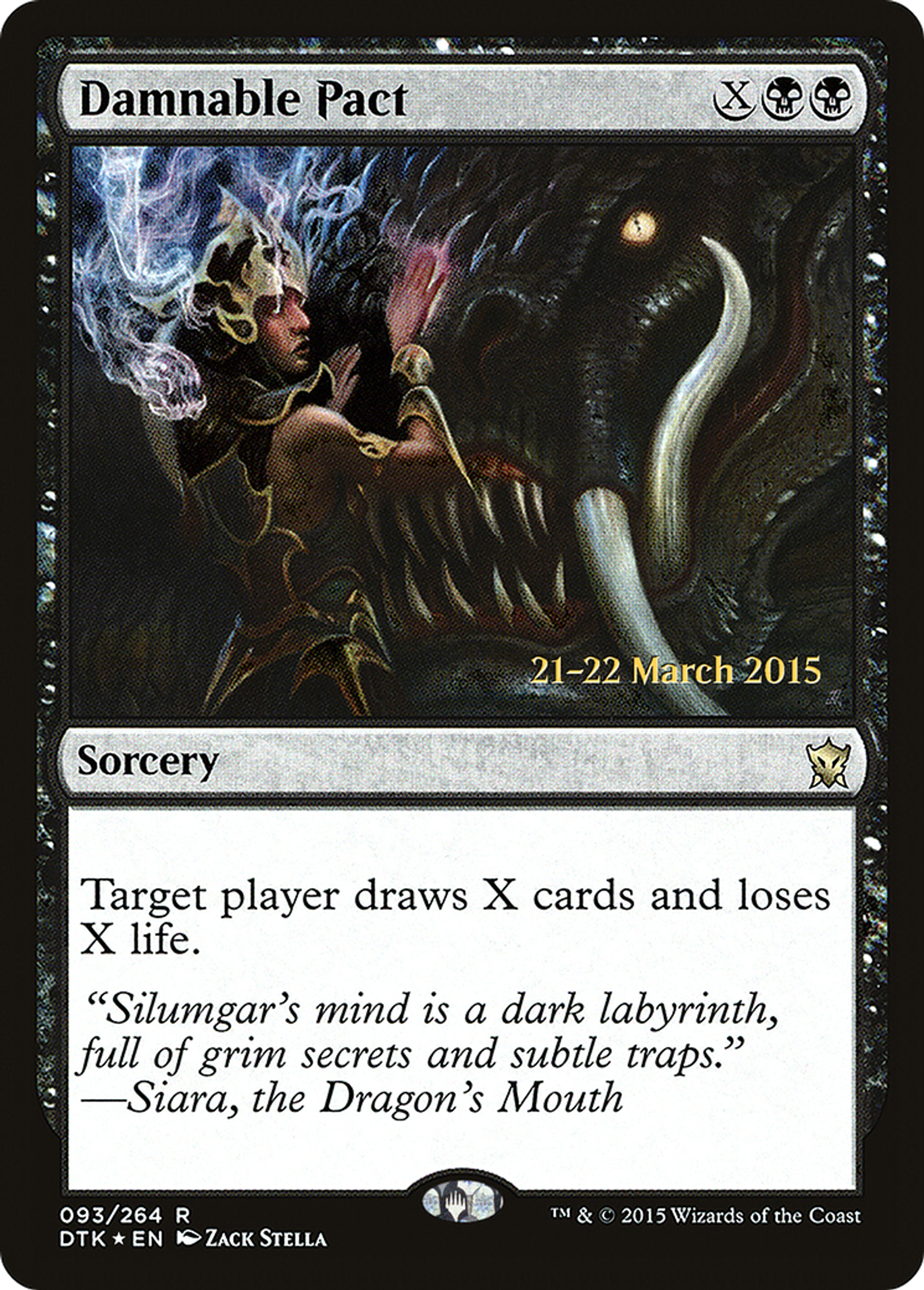 Damnable Pact — Dragons of Tarkir Promos — Magic: The Gathering