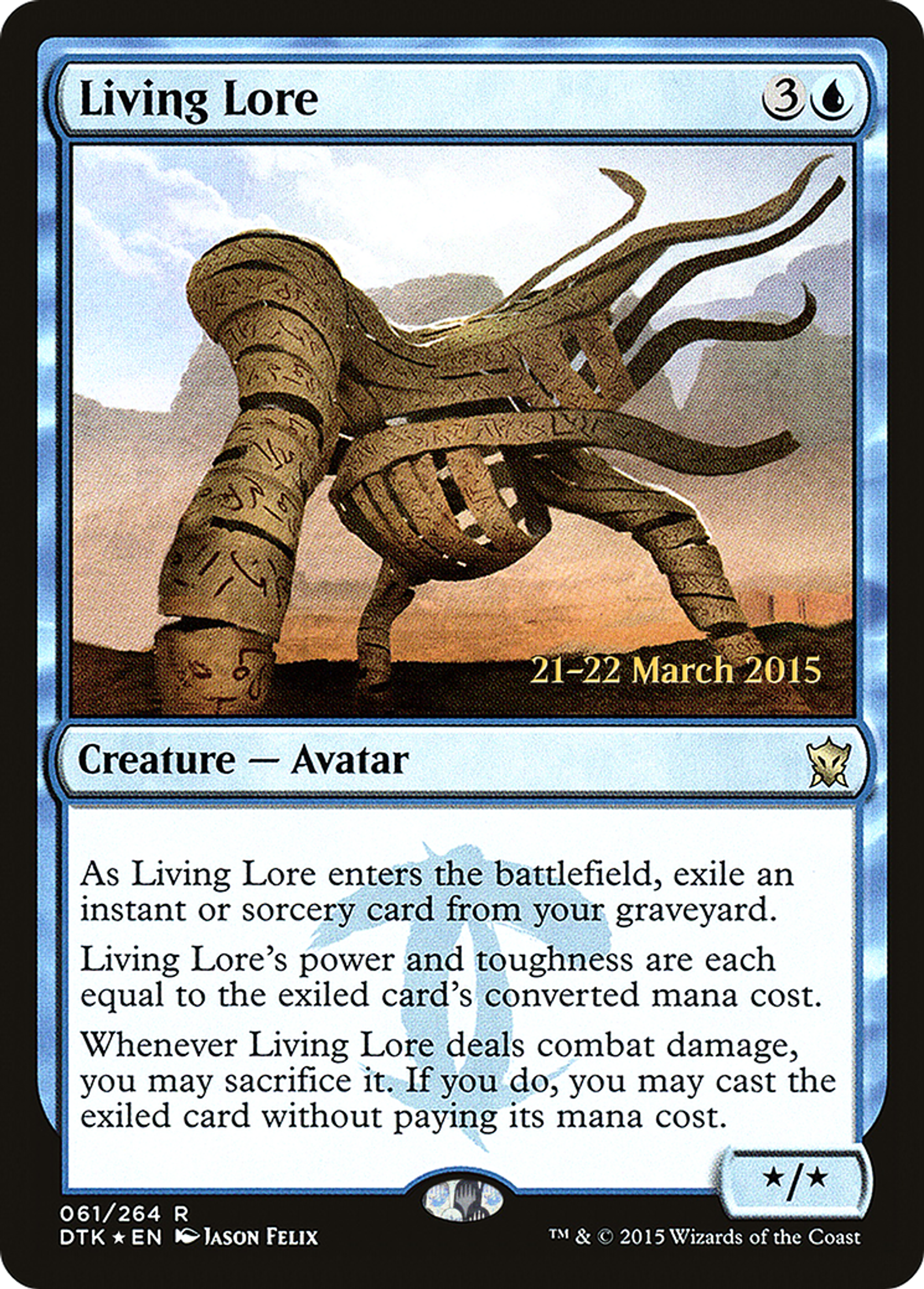 Living Lore — Dragons of Tarkir Promos — Magic: The Gathering