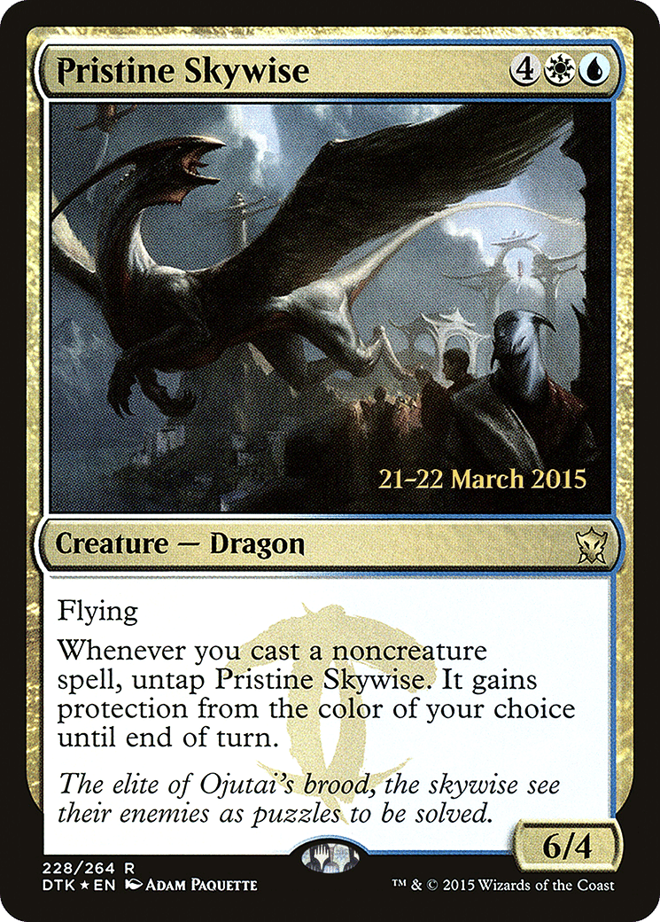 Pristine Skywise — Dragons of Tarkir Promos — Magic: The Gathering