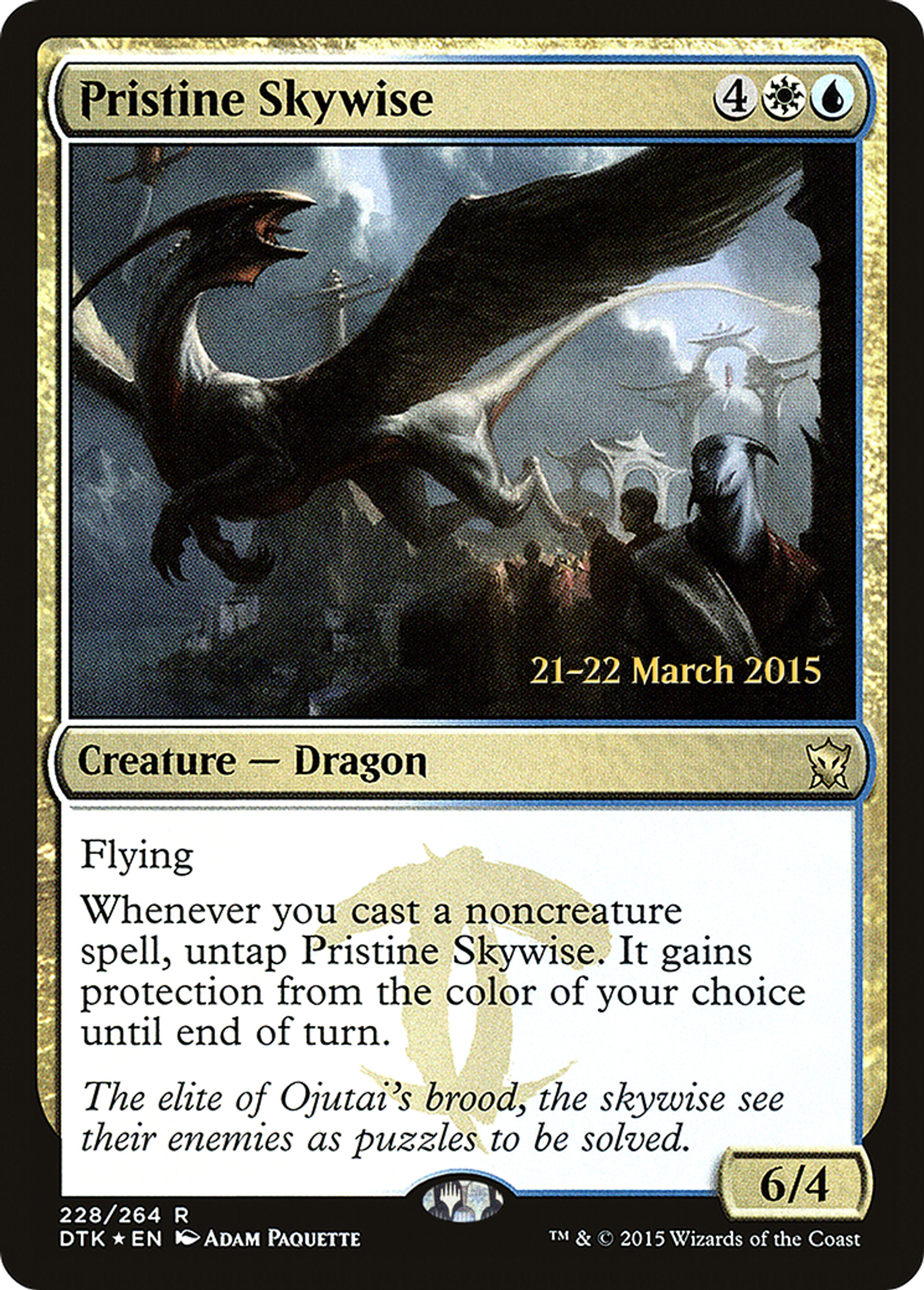 Pristine Skywise — Dragons of Tarkir Promos — Magic: The Gathering
