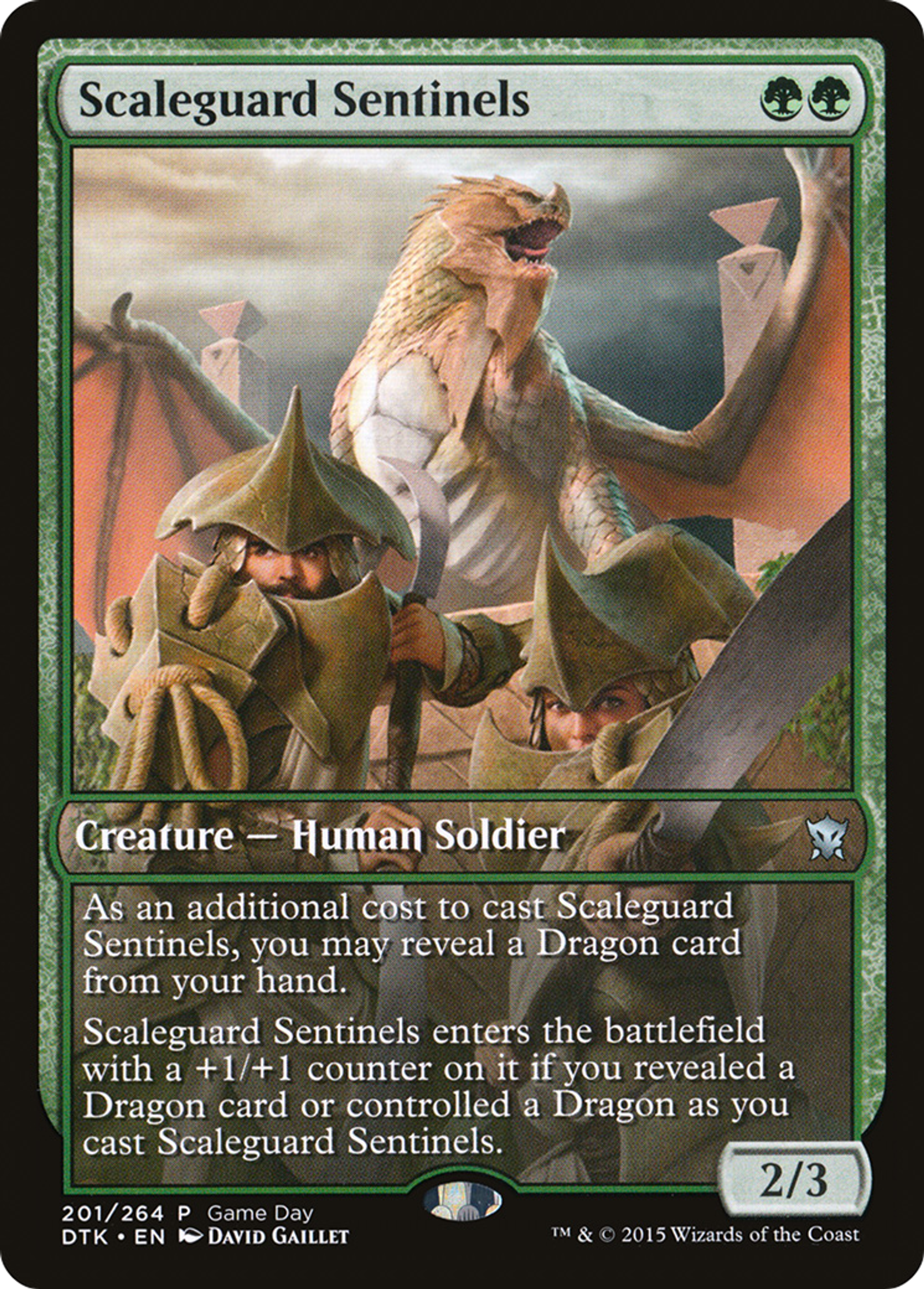 Scaleguard Sentinels — Dragons of Tarkir Promos — Magic: The Gathering