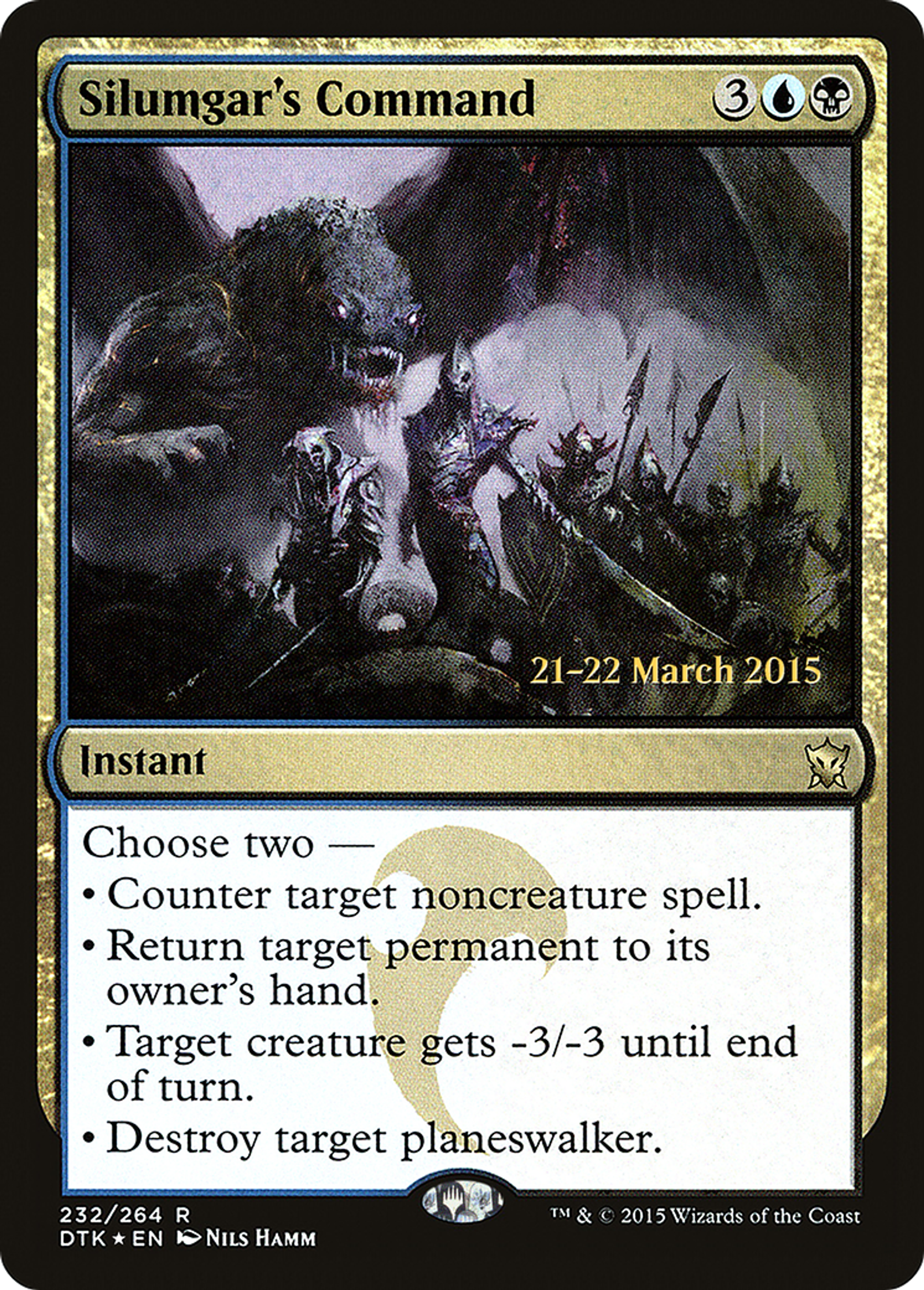 Silumgar's Command — Dragons of Tarkir Promos — Magic: The Gathering