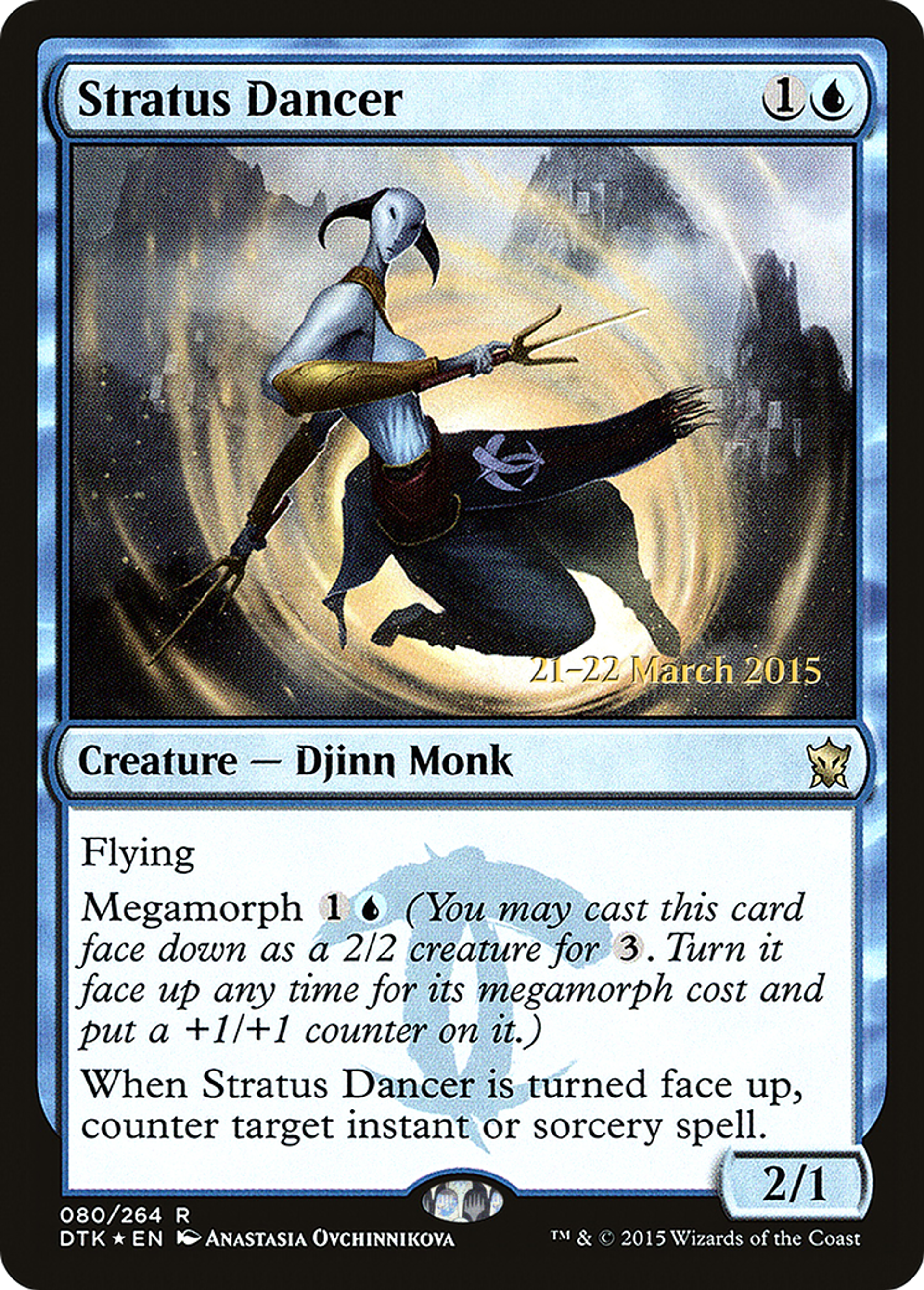 Stratus Dancer — Dragons of Tarkir Promos — Magic: The Gathering
