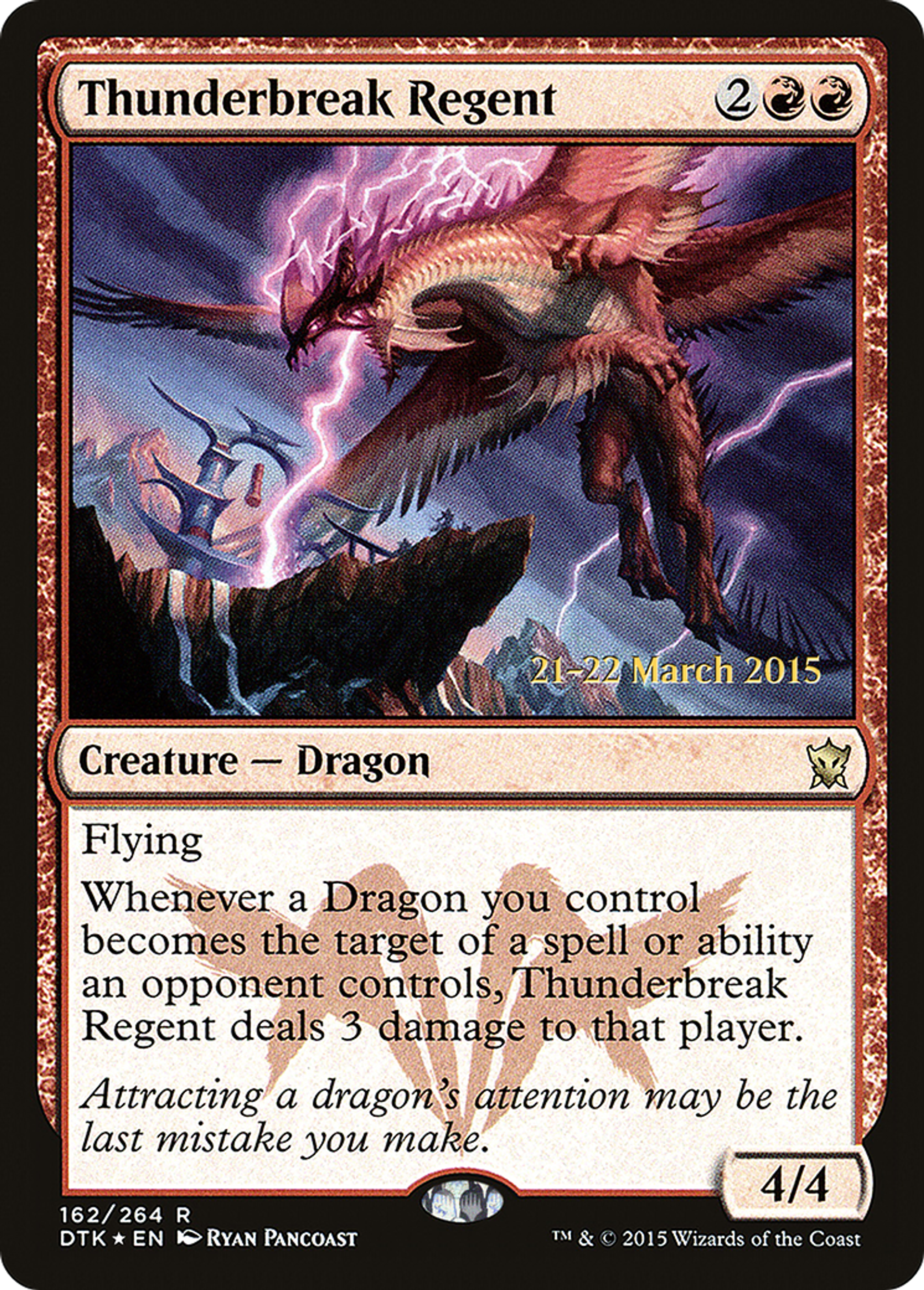 Thunderbreak Regent — Dragons of Tarkir Promos — Magic: The Gathering