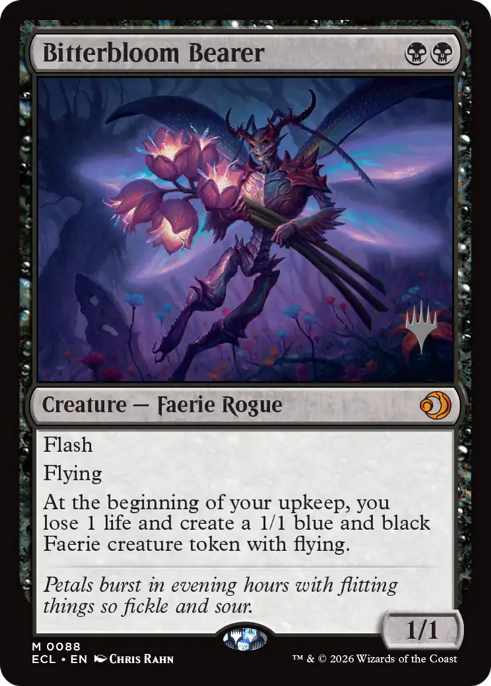 Bitterbloom Bearer — Lorwyn Eclipsed Promos — Magic: The Gathering