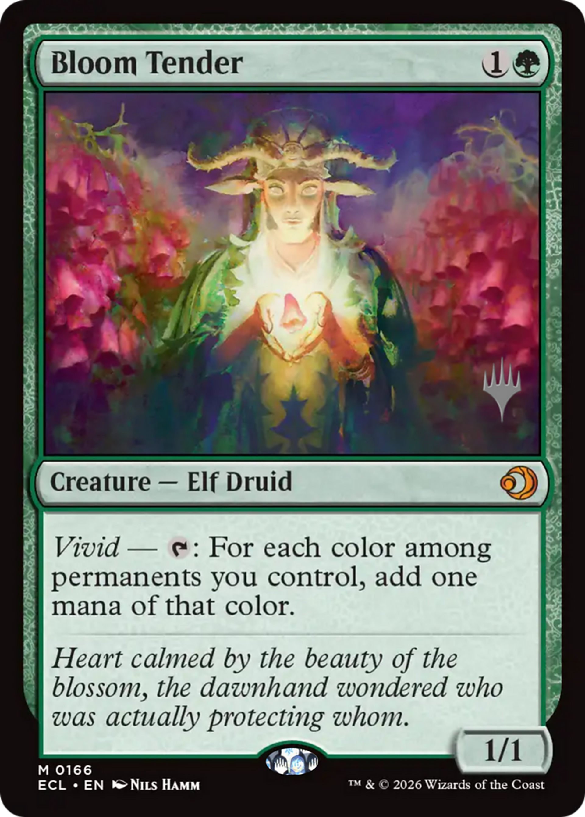 Marraine des floraisons — Lorwyn Eclipsed Promos — Magic: The Gathering