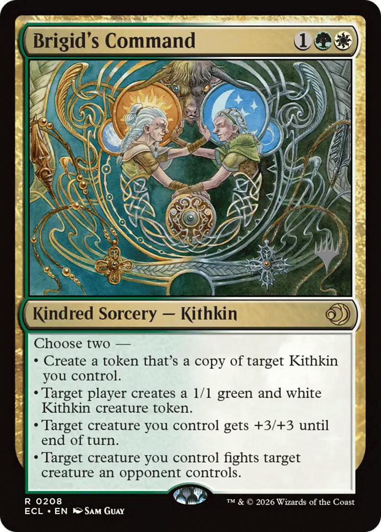 Brigid's Command — Lorwyn Eclipsed Promos — Magic: The Gathering