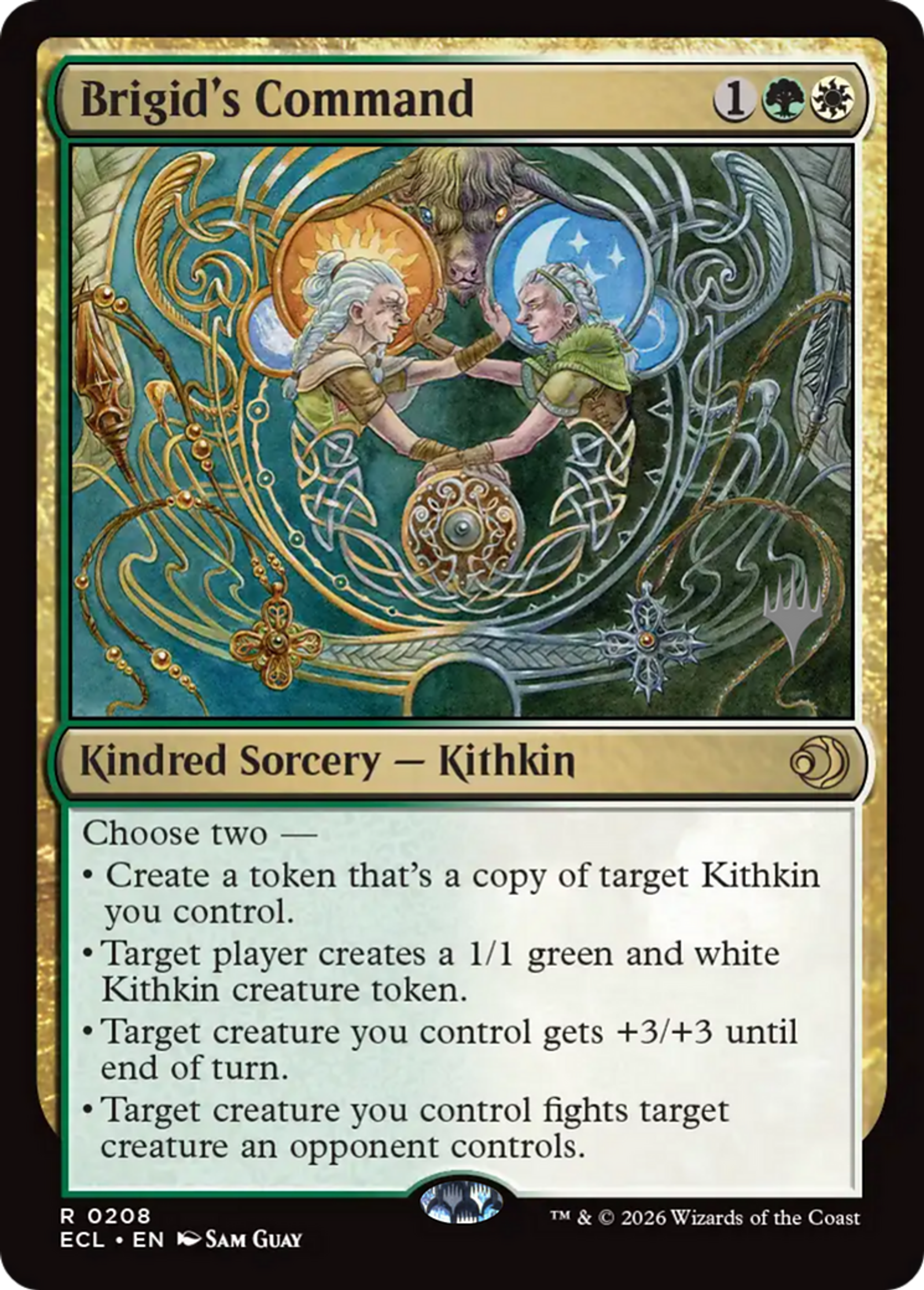 Brigid's Command — Lorwyn Eclipsed Promos — Magic: The Gathering