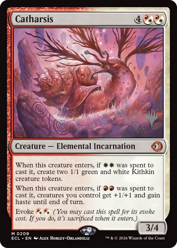 Catharsis — Lorwyn Eclipsed Promos — Magic: The Gathering