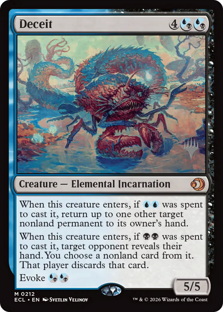 Deceit — Lorwyn Eclipsed Promos — Magic: The Gathering