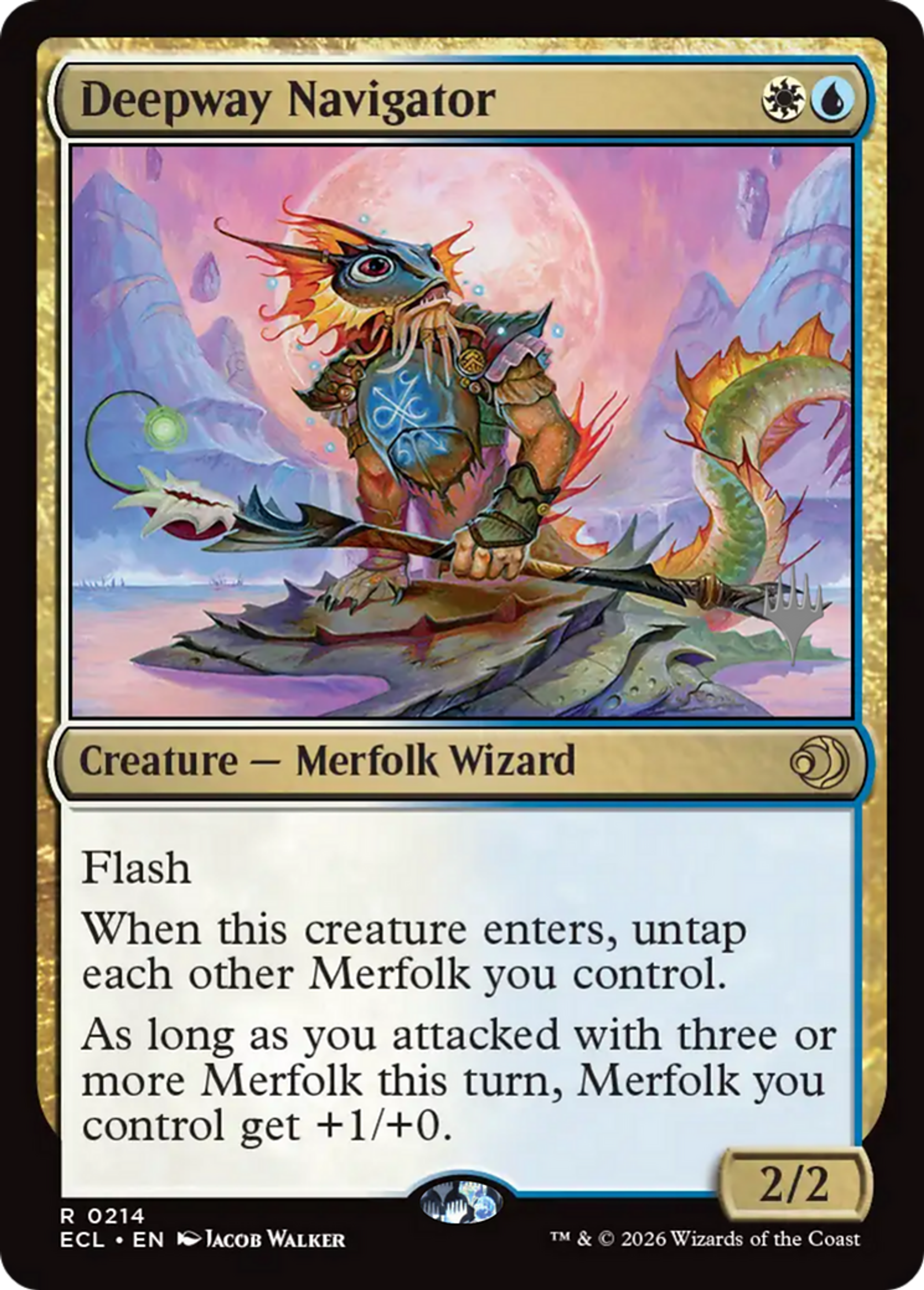 Deepway Navigator — Lorwyn Eclipsed Promos — Magic: The Gathering