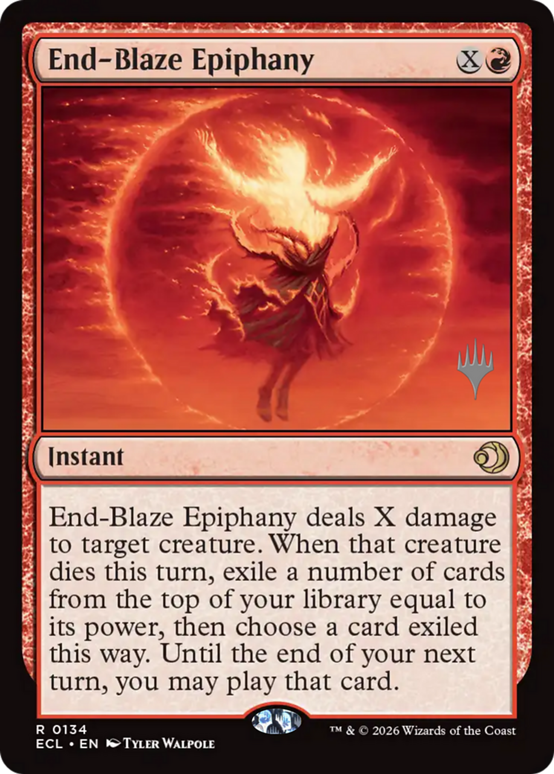 End-Blaze Epiphany — Lorwyn Eclipsed Promos — Magic: The Gathering