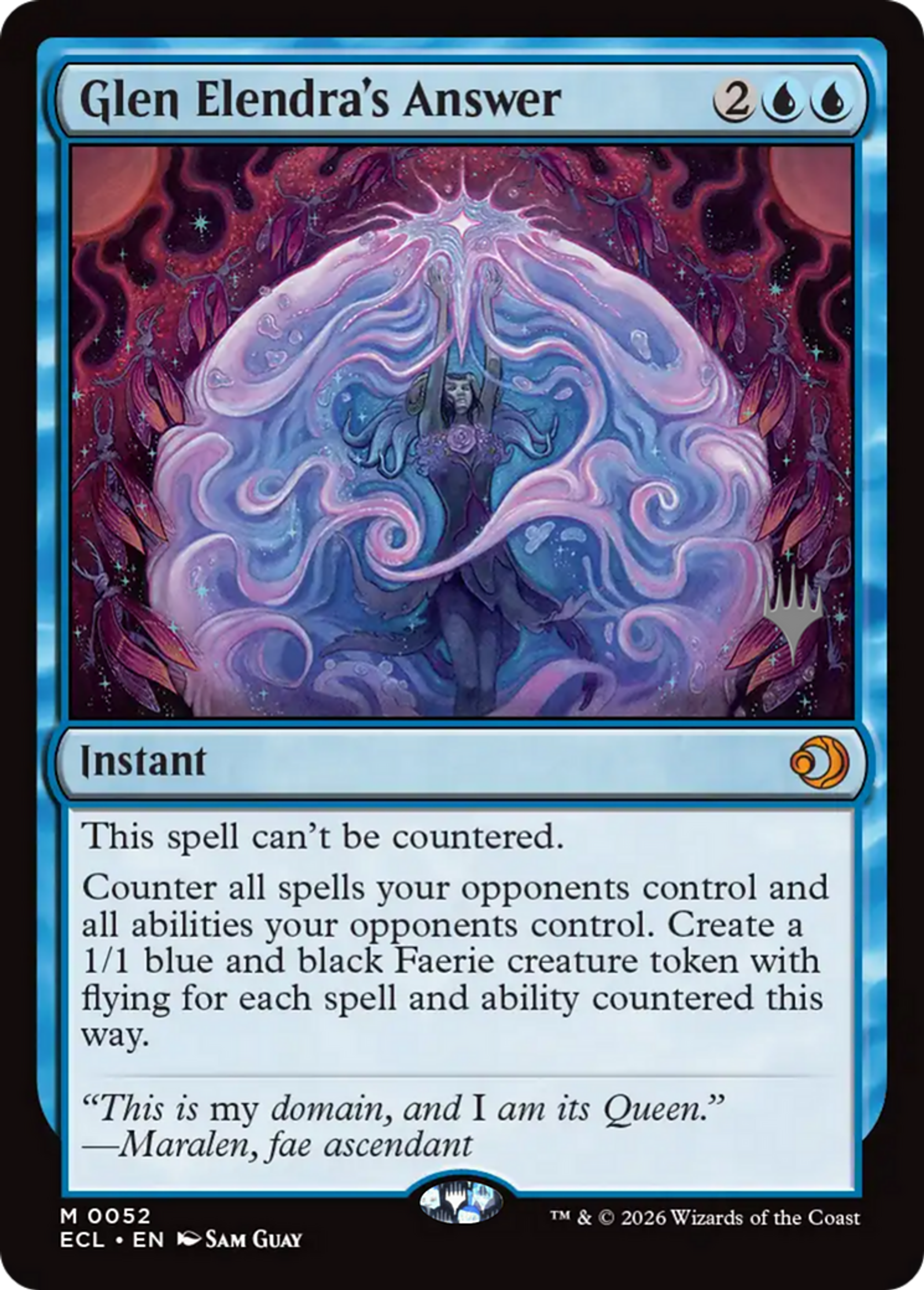 Glen Elendra's Answer — Lorwyn Eclipsed Promos — Magic: The Gathering