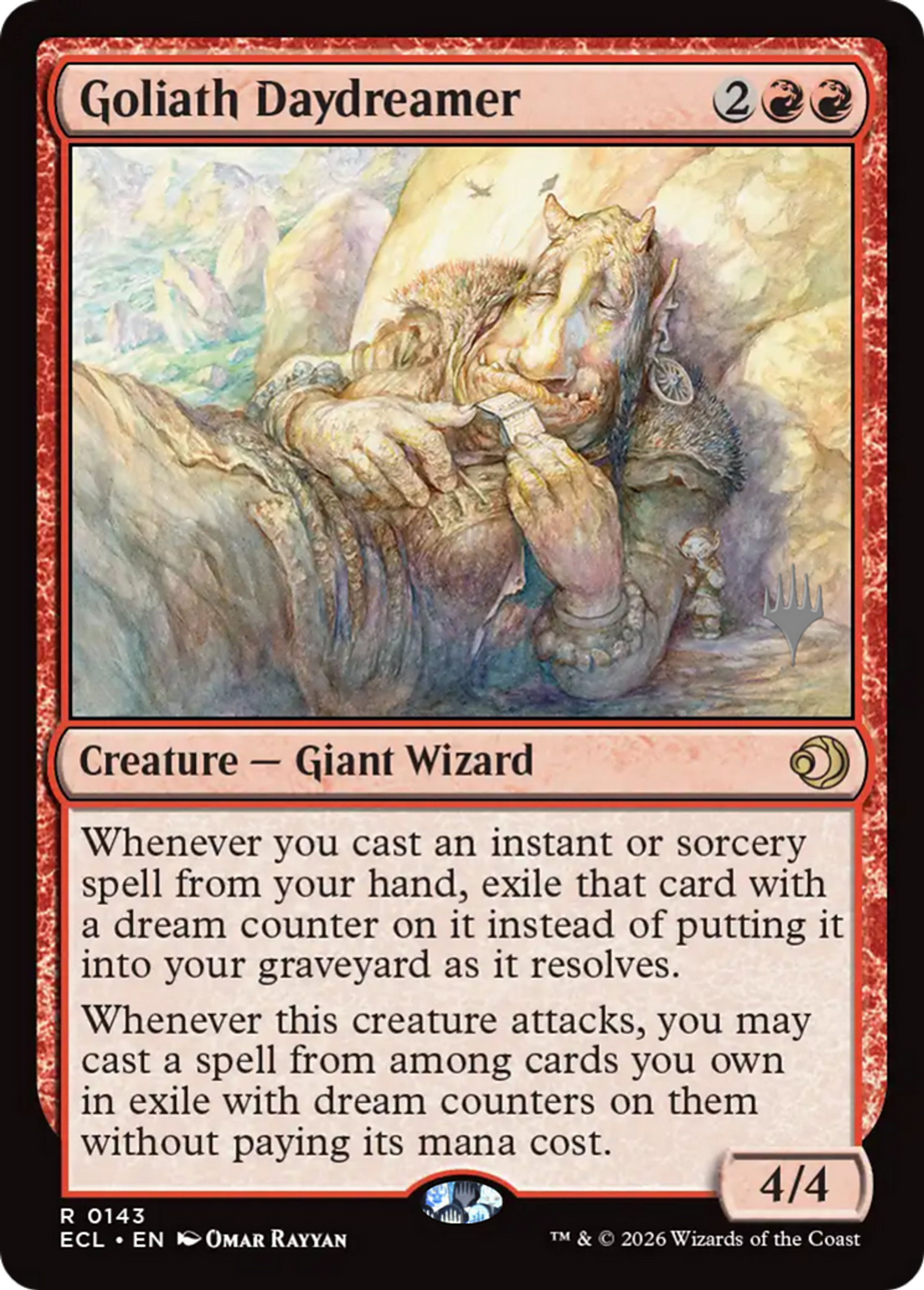Goliath Daydreamer — Lorwyn Eclipsed Promos — Magic: The Gathering