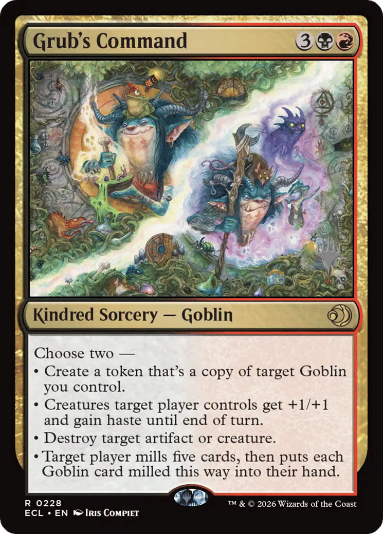 Grub's Command — Lorwyn Eclipsed Promos — Magic: The Gathering