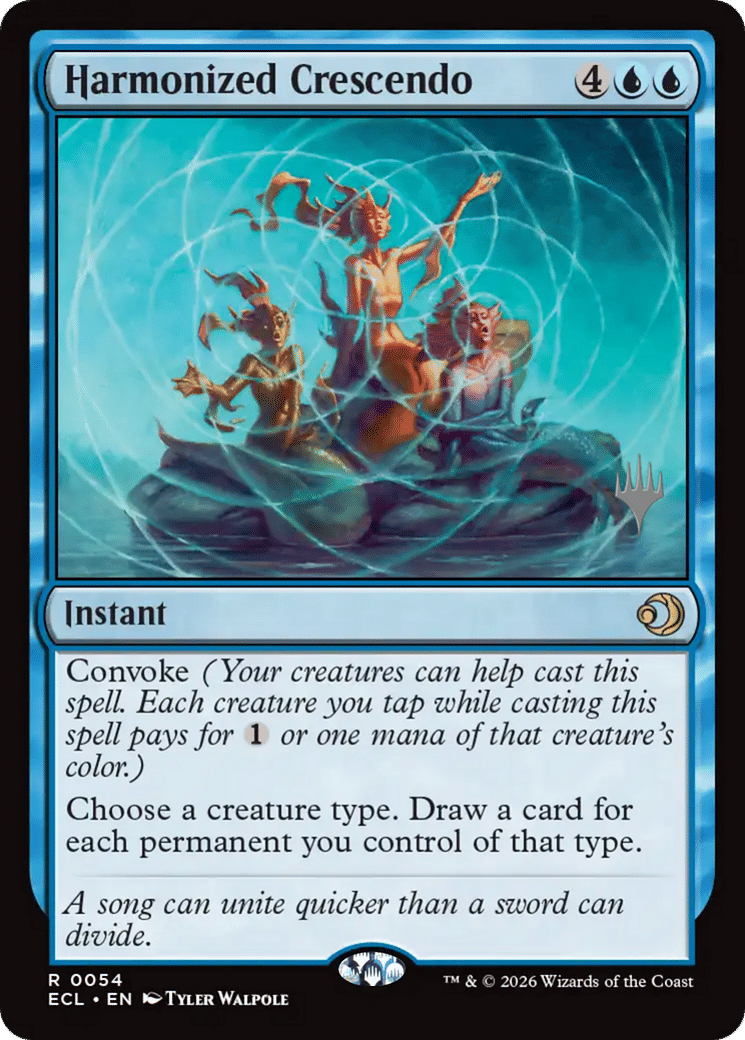 Crescendo harmonisé — Lorwyn Eclipsed Promos — Magic: The Gathering