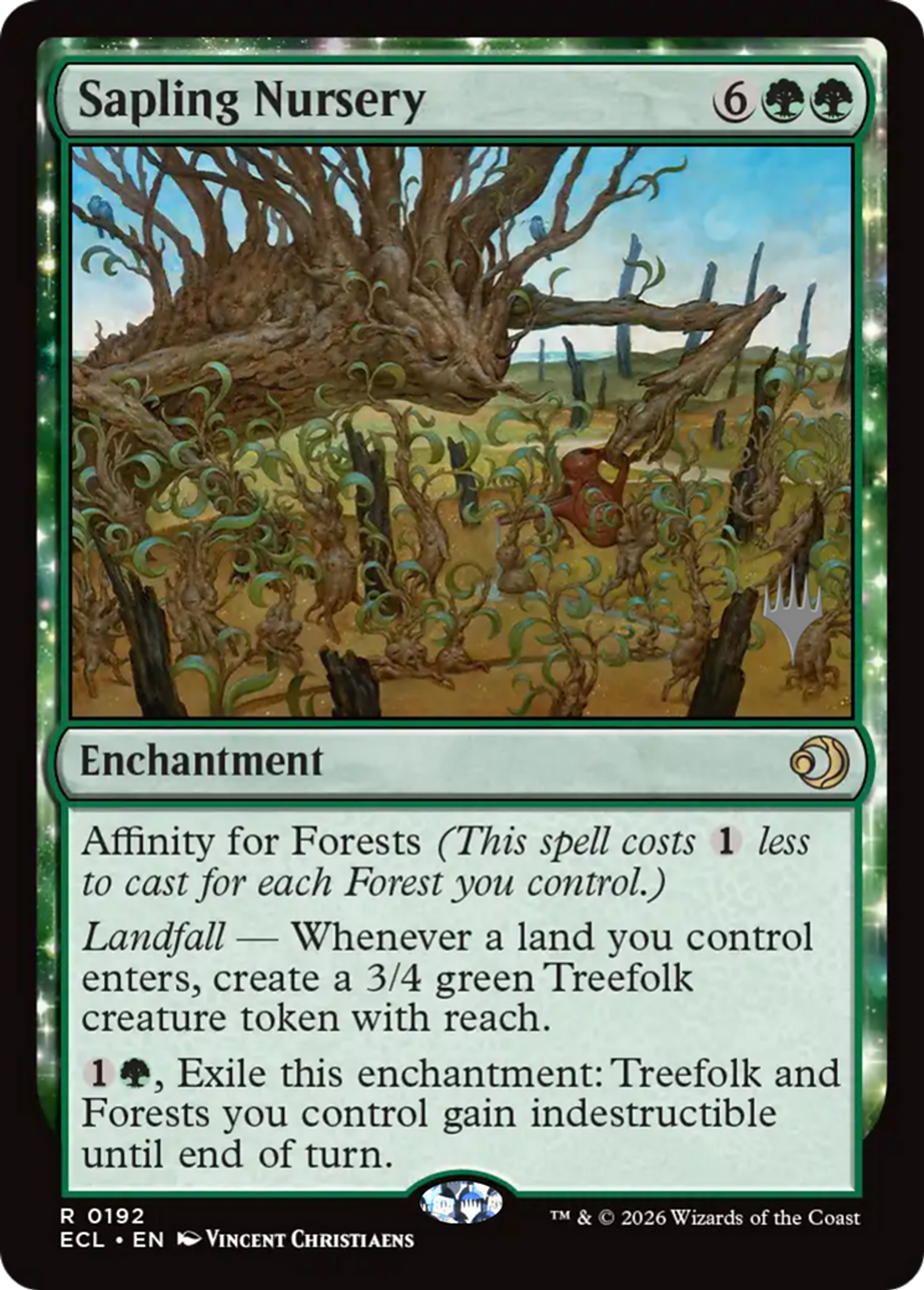 Sapling Nursery — Lorwyn Eclipsed Promos — Magic: The Gathering