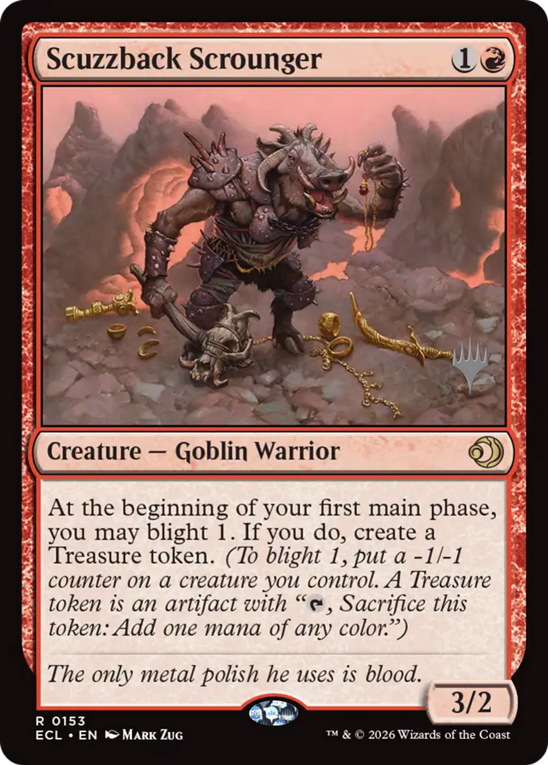 Scuzzback Scrounger — Lorwyn Eclipsed Promos — Magic: The Gathering