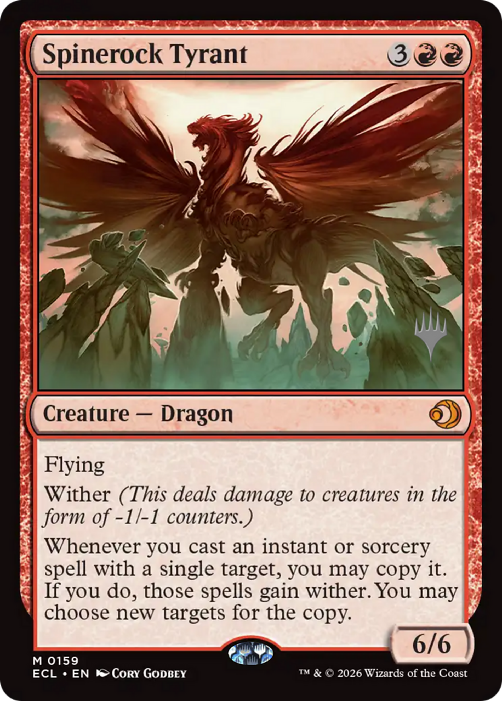 Spinerock Tyrant — Lorwyn Eclipsed Promos — Magic: The Gathering