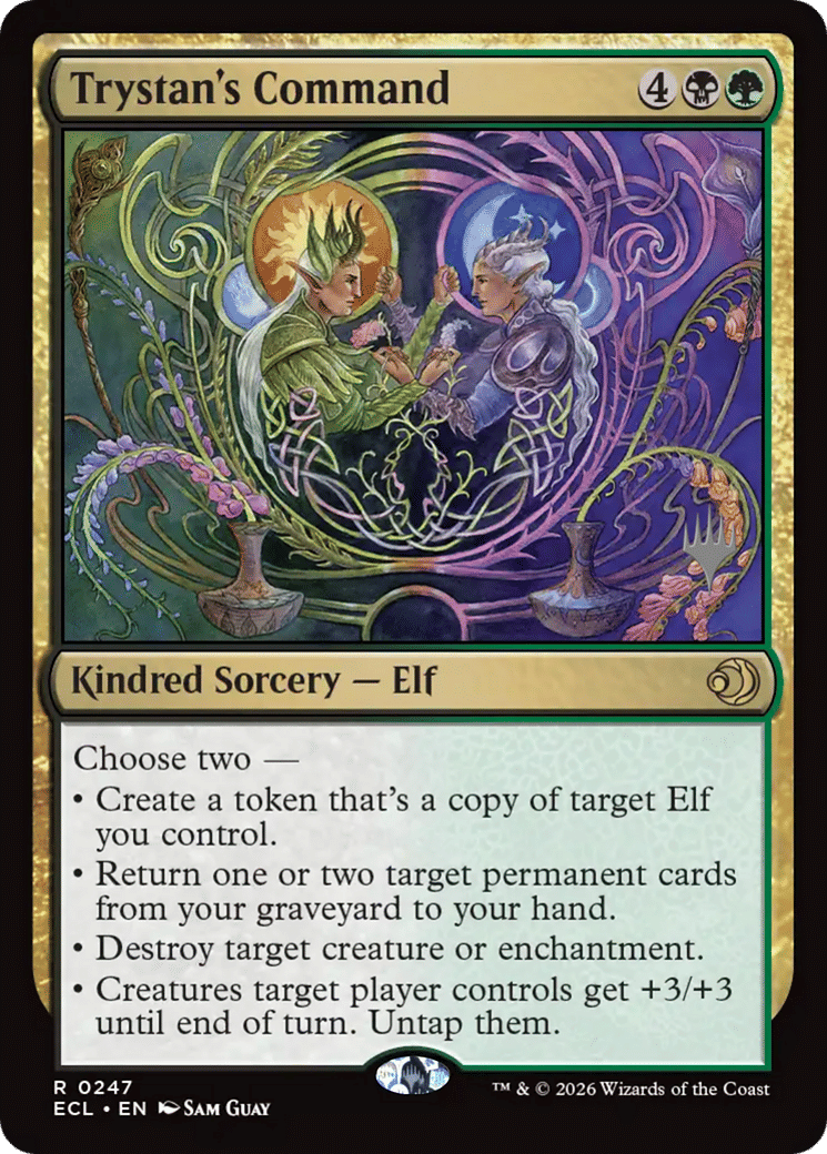 Trystan's Command — Lorwyn Eclipsed Promos — Magic: The Gathering