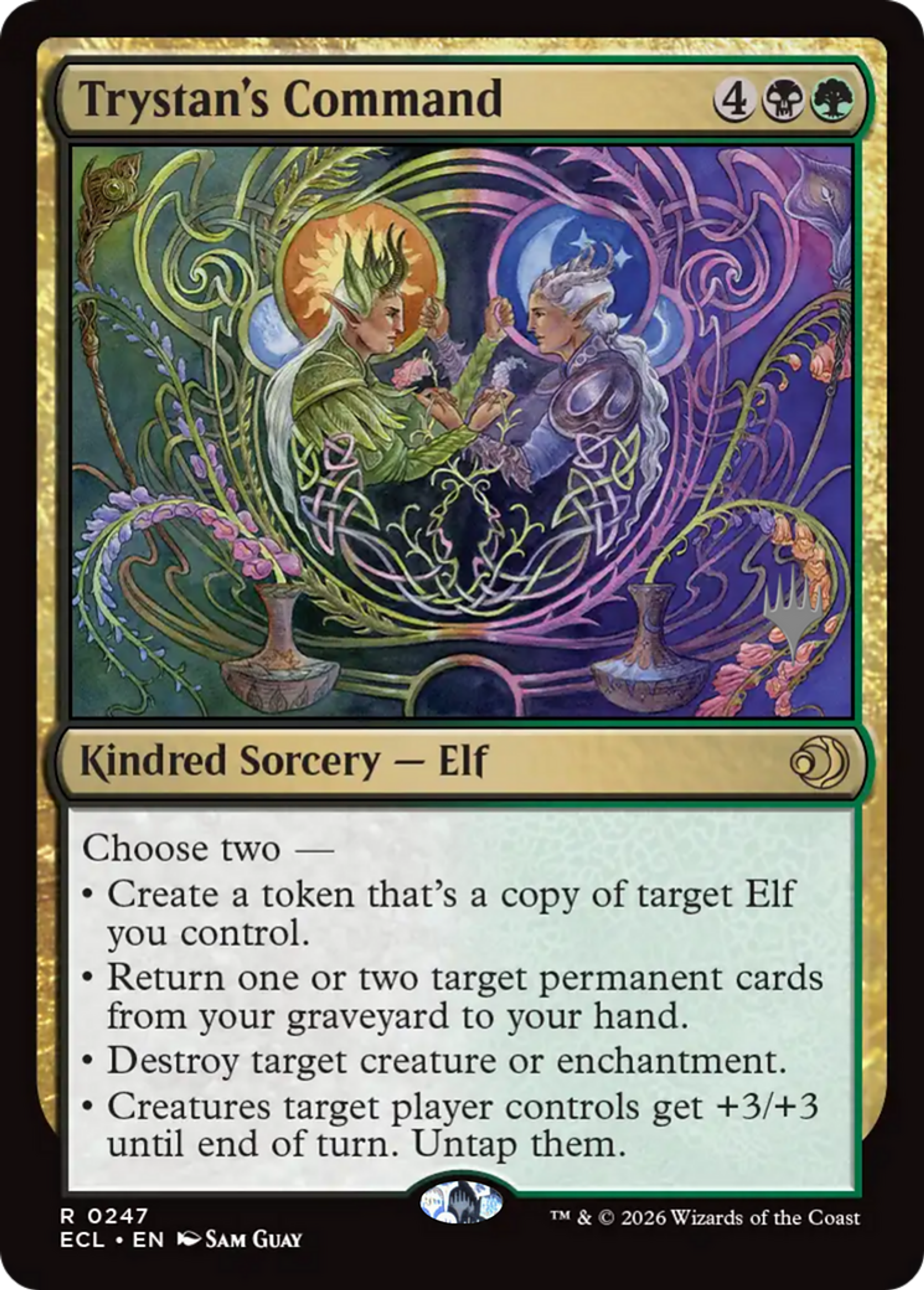 Trystan's Command — Lorwyn Eclipsed Promos — Magic: The Gathering