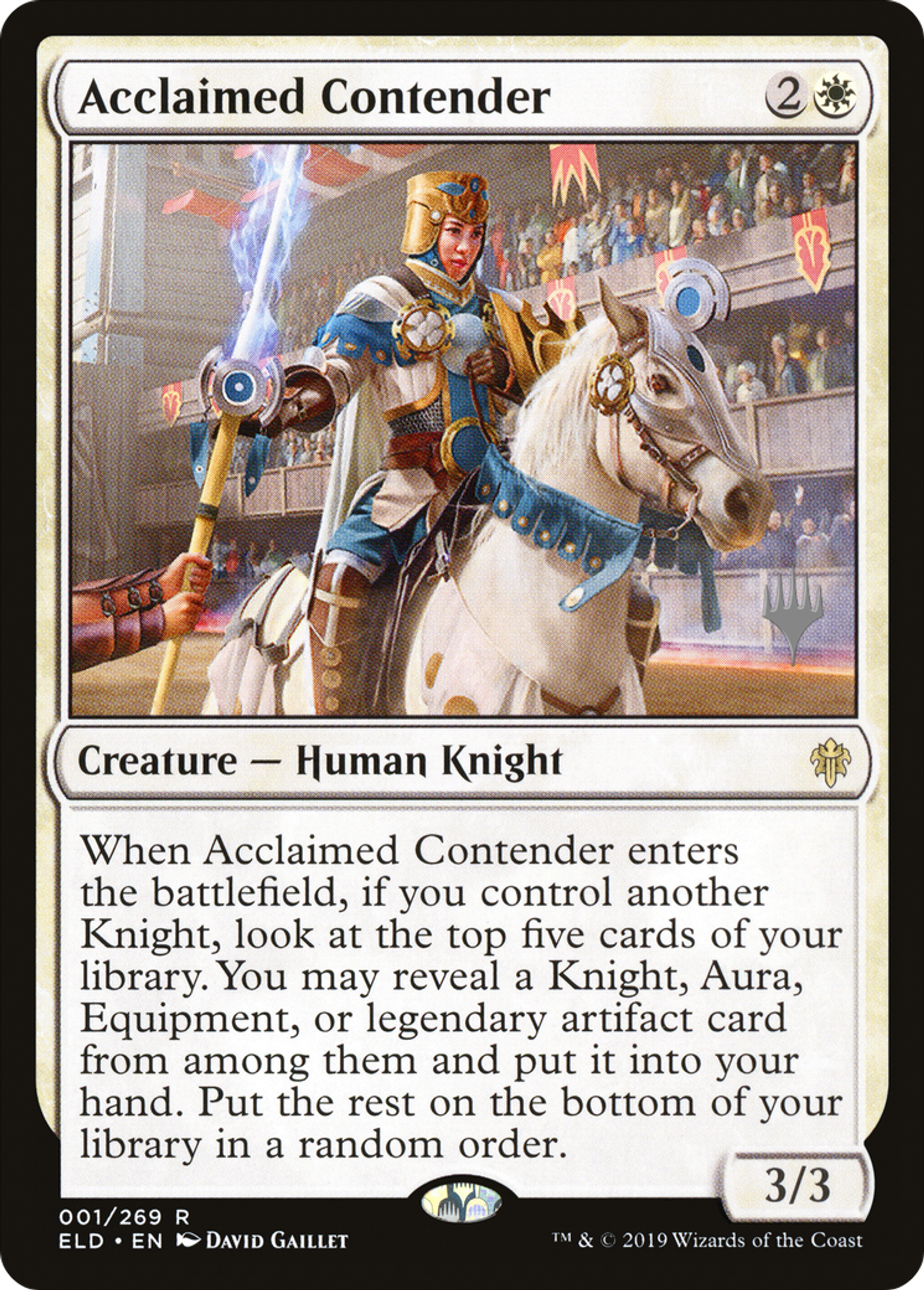 Concurrente acclamée — Throne of Eldraine Promos — Magic: The Gathering