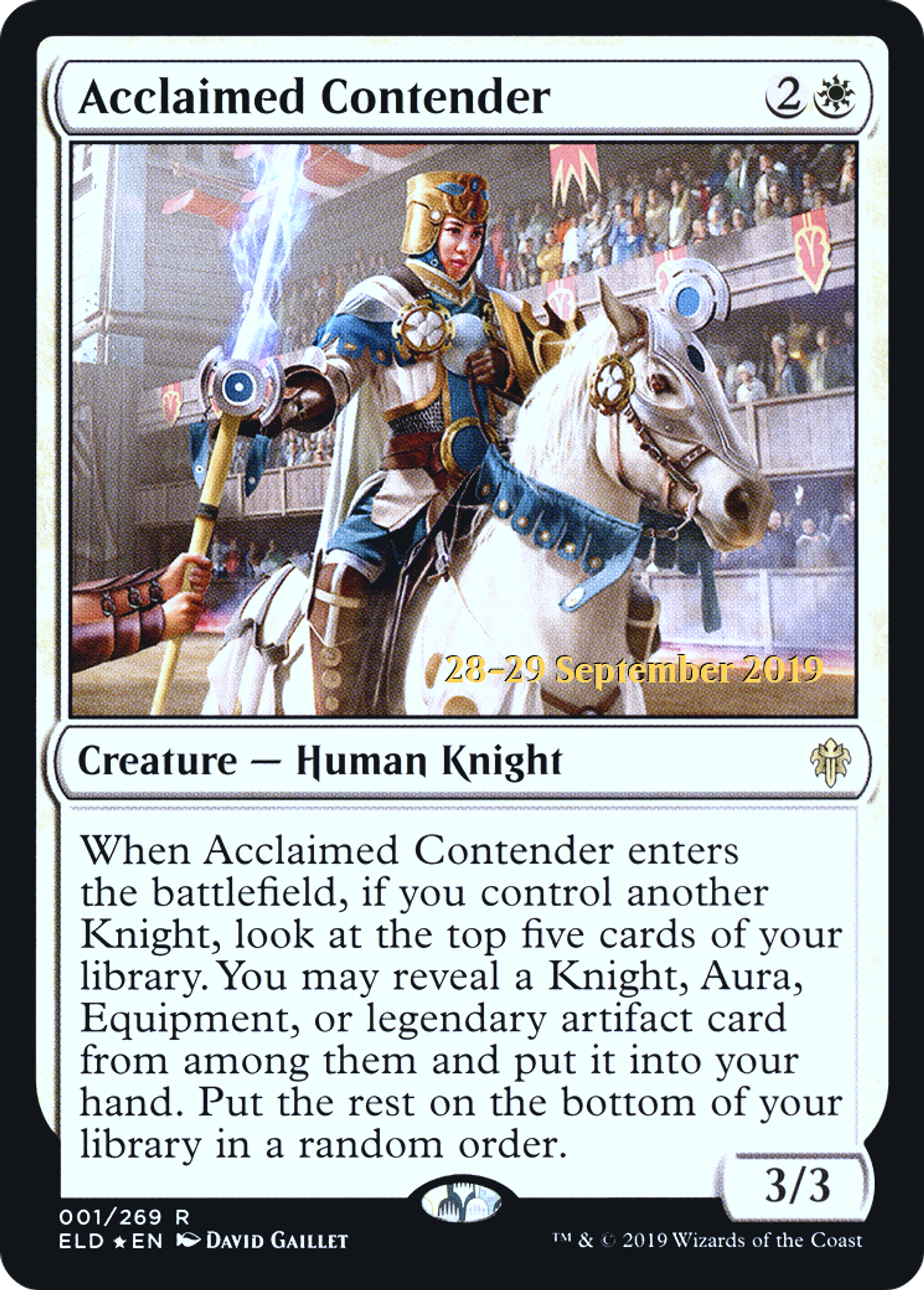 Concurrente acclamée — Throne of Eldraine Promos — Magic: The Gathering