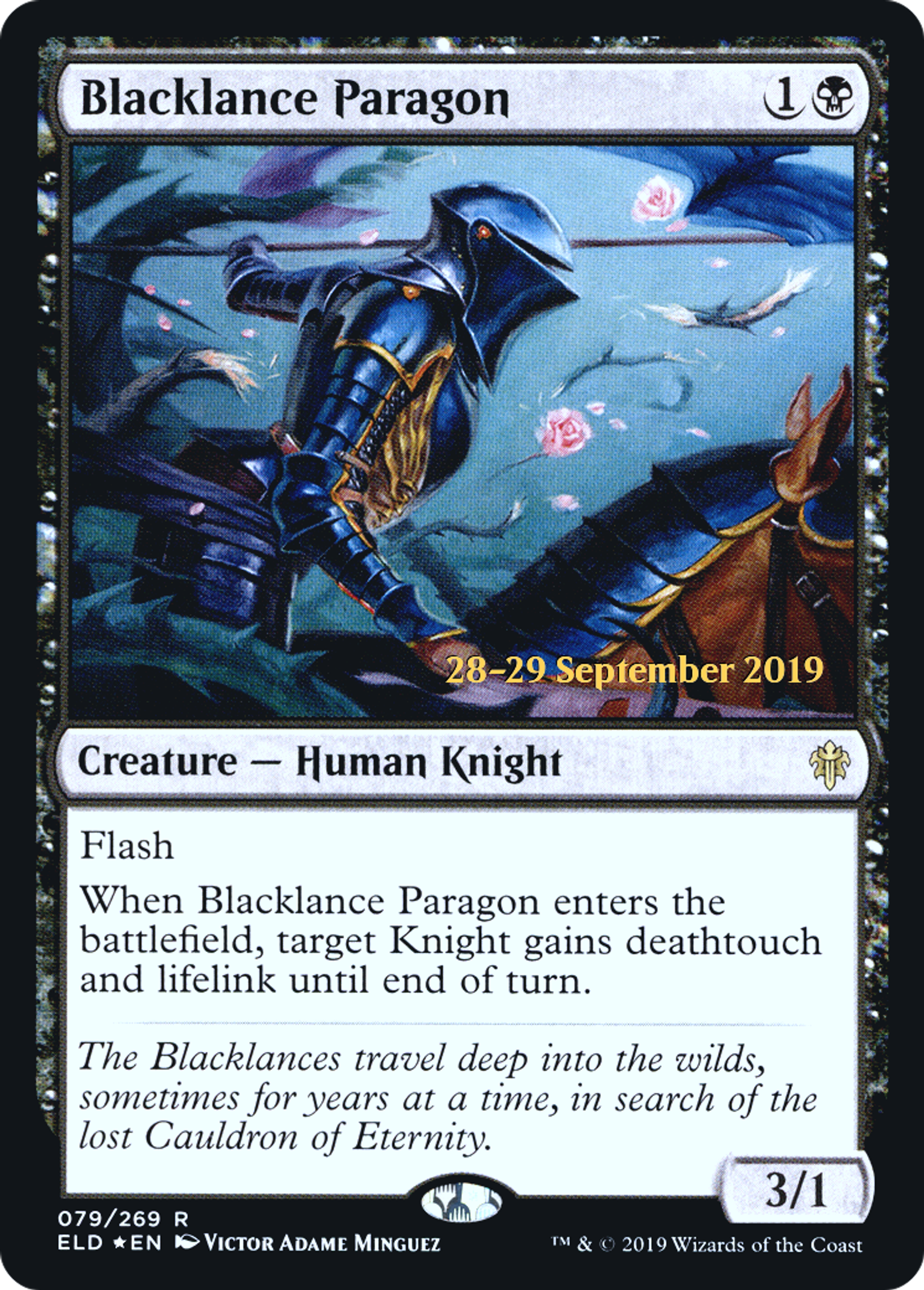 Parangon Lancenoire — Throne of Eldraine Promos — Magic: The Gathering
