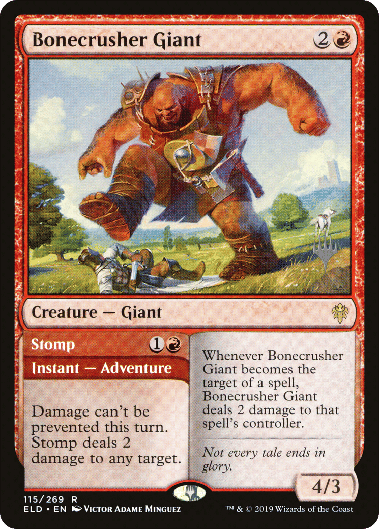 Bonecrusher Giant // Stomp — Throne of Eldraine Promos — Magic: The Gathering