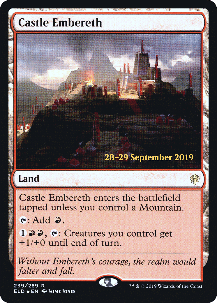 Castle Embereth — Throne of Eldraine Promos — Magic: The Gathering
