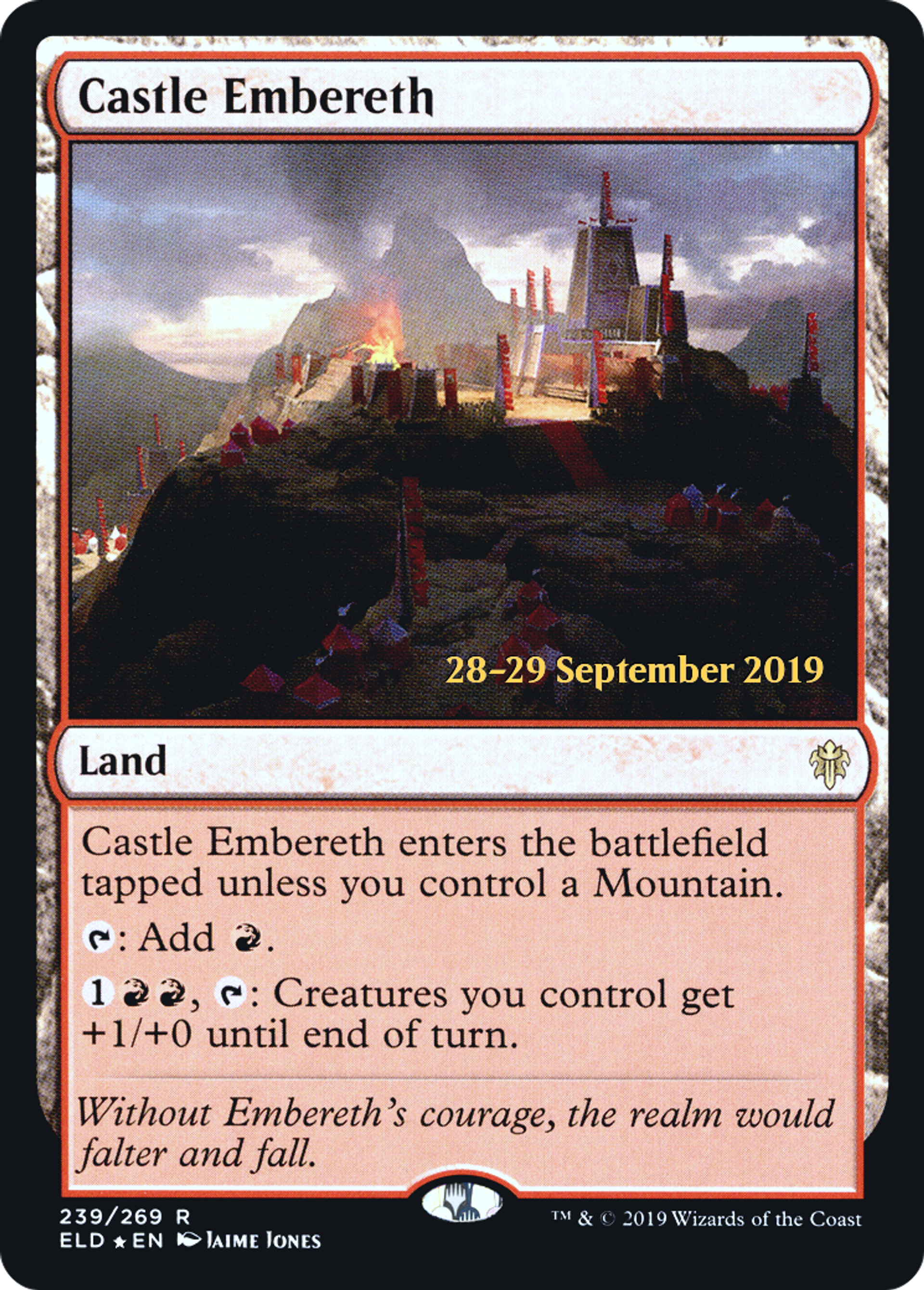 Château Braisereth — Throne of Eldraine Promos — Magic: The Gathering