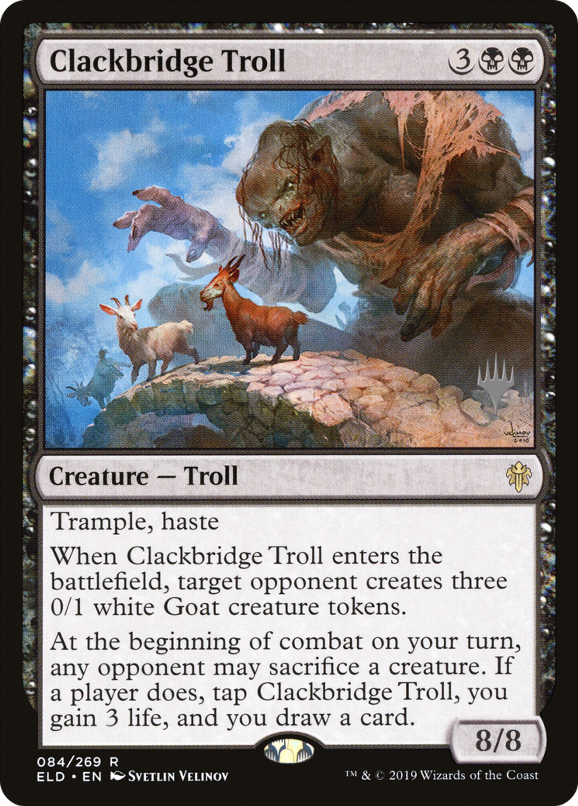 Troll du ponceau — Throne of Eldraine Promos — Magic: The Gathering