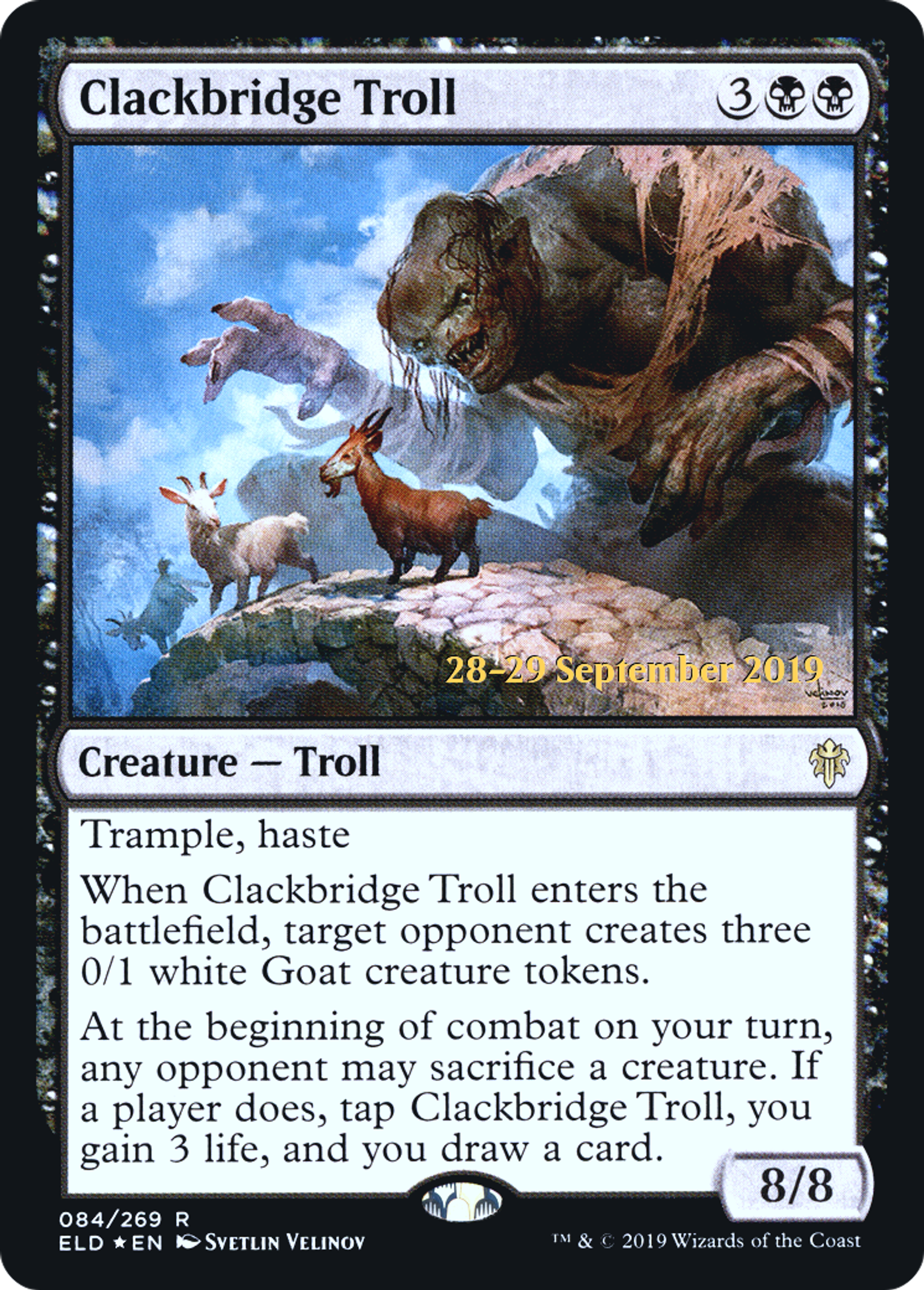 Troll du ponceau — Throne of Eldraine Promos — Magic: The Gathering