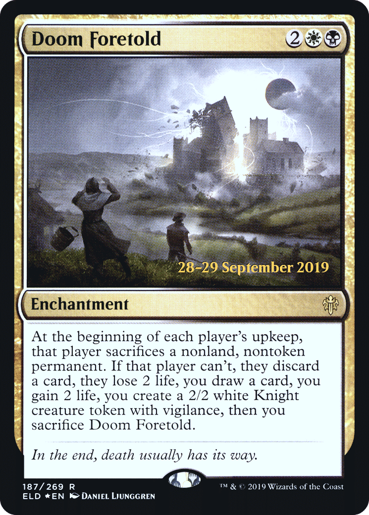 Doom Foretold — Throne of Eldraine Promos — Magic: The Gathering
