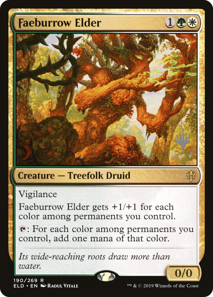 Faeburrow Elder — Throne of Eldraine Promos — Magic: The Gathering