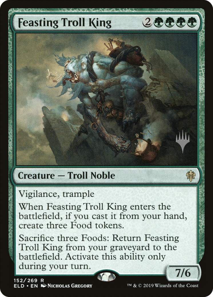 Feasting Troll King — Throne of Eldraine Promos — Magic: The Gathering