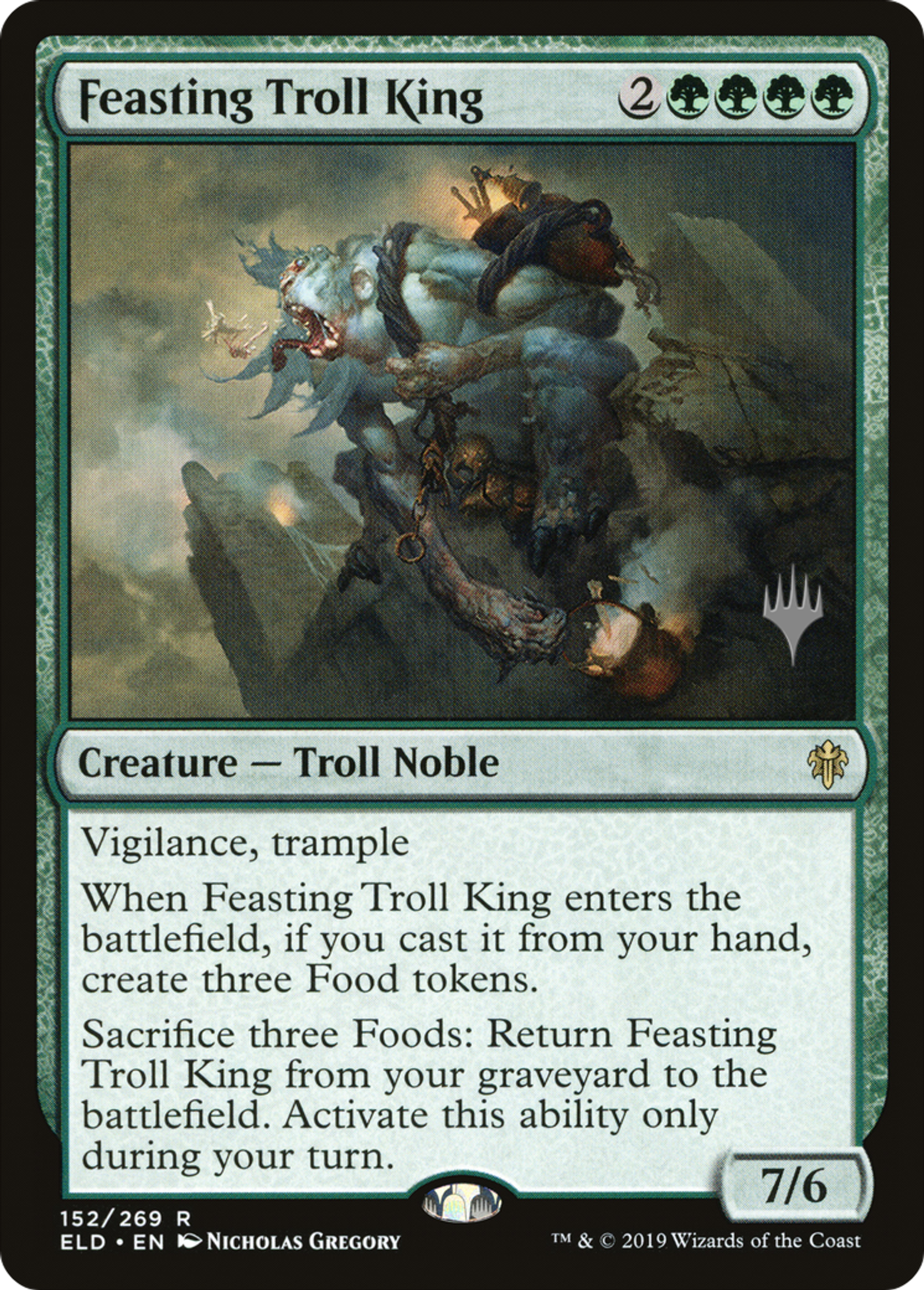 Roi troll festoyant — Throne of Eldraine Promos — Magic: The Gathering