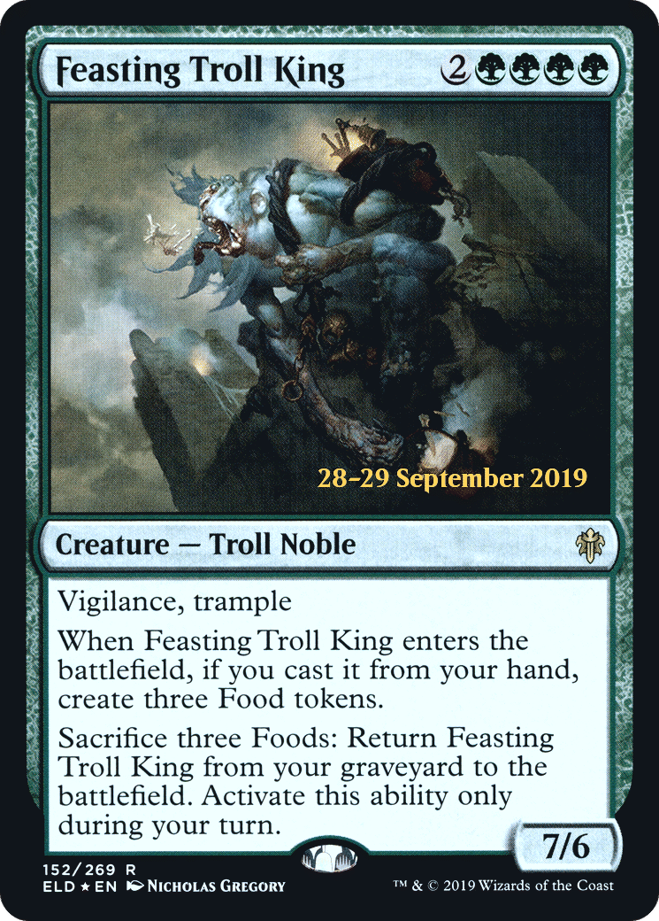 Feasting Troll King — Throne of Eldraine Promos — Magic: The Gathering